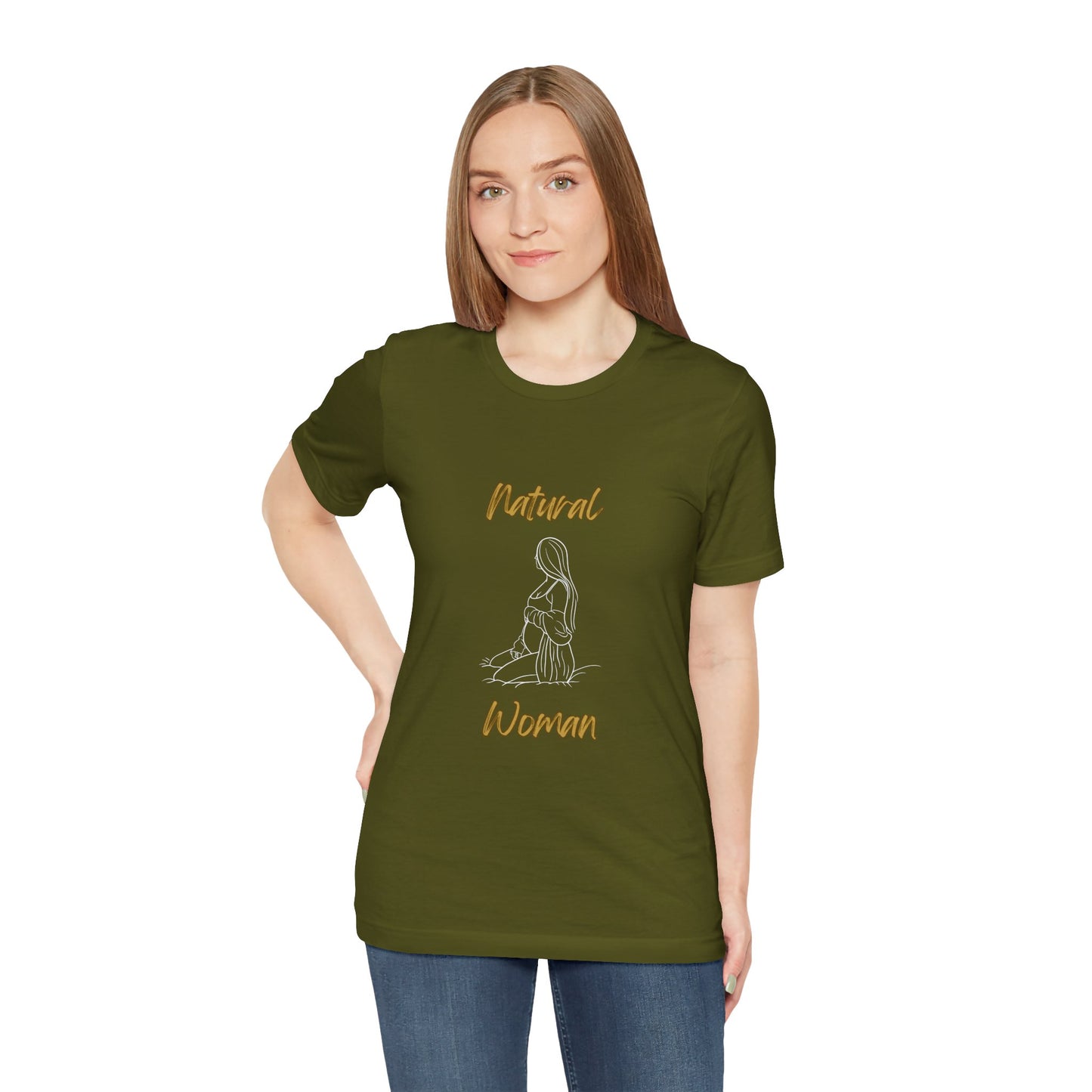 Natural Woman Expecting (WL) Short Sleeve T-Shirt