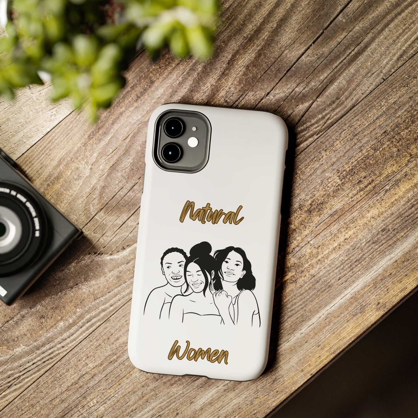 Natural Women Laughing Friends (BL)Tough Phone Cases WHITE