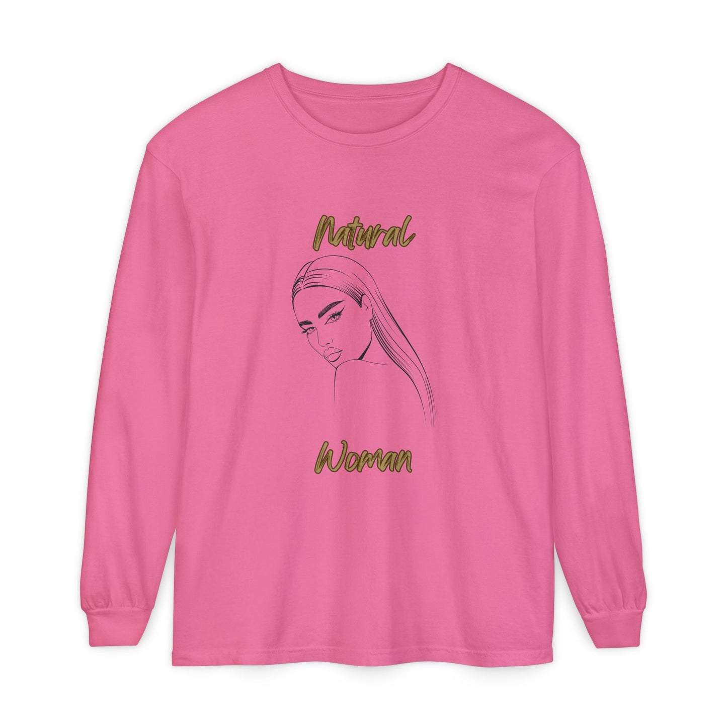 Natural Woman The Stare (BL) Long Sleeve T-Shirt