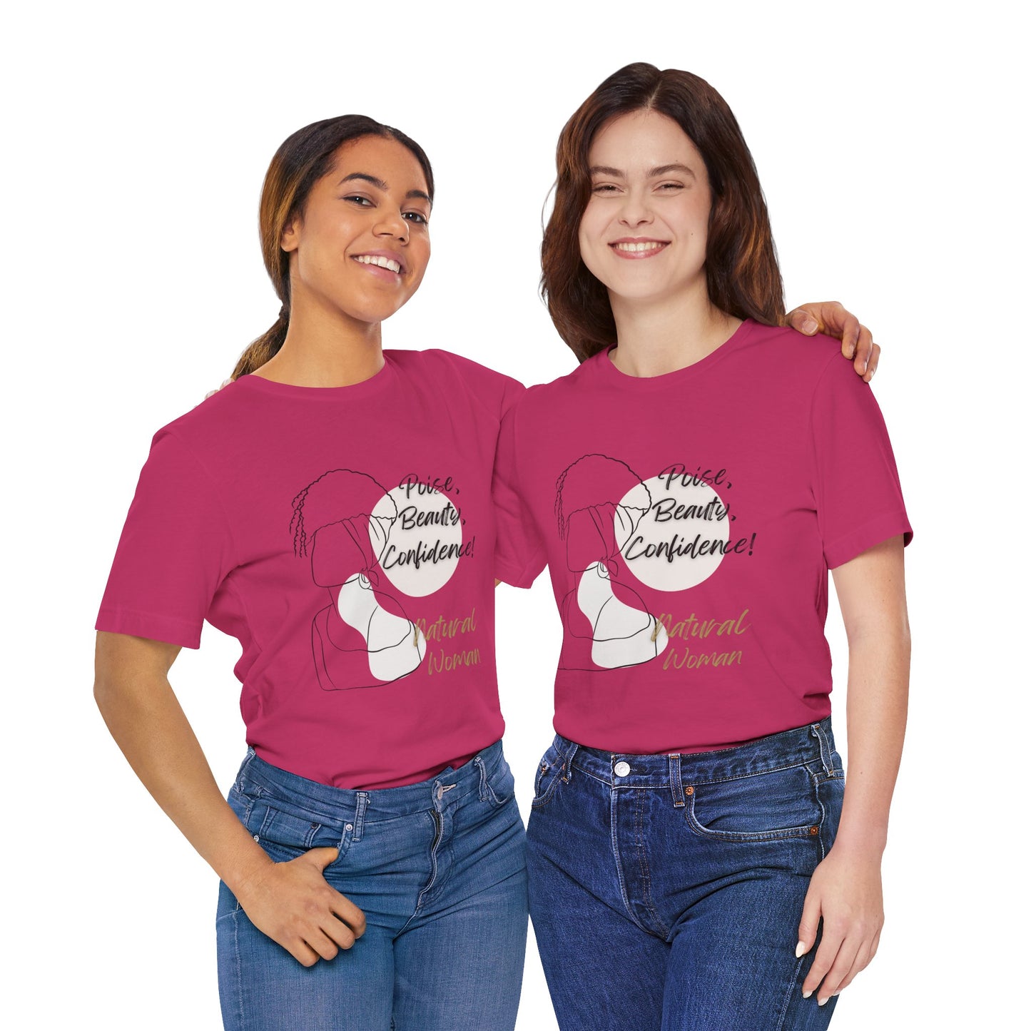 Natural Woman Puff (BL) Short Sleeve T-Shirt