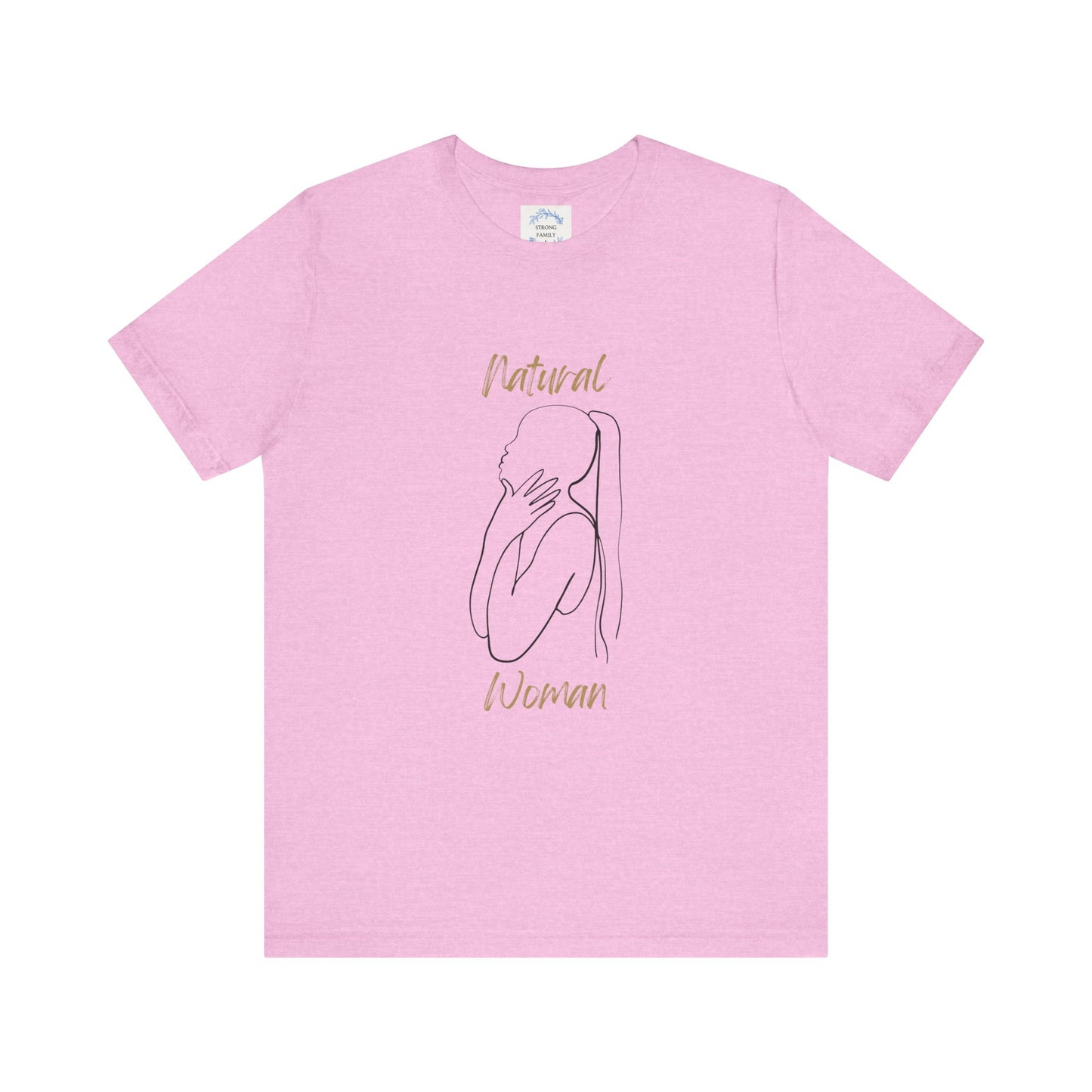 Natural Woman Ponytail (BL) Short Sleeve T-Shirt