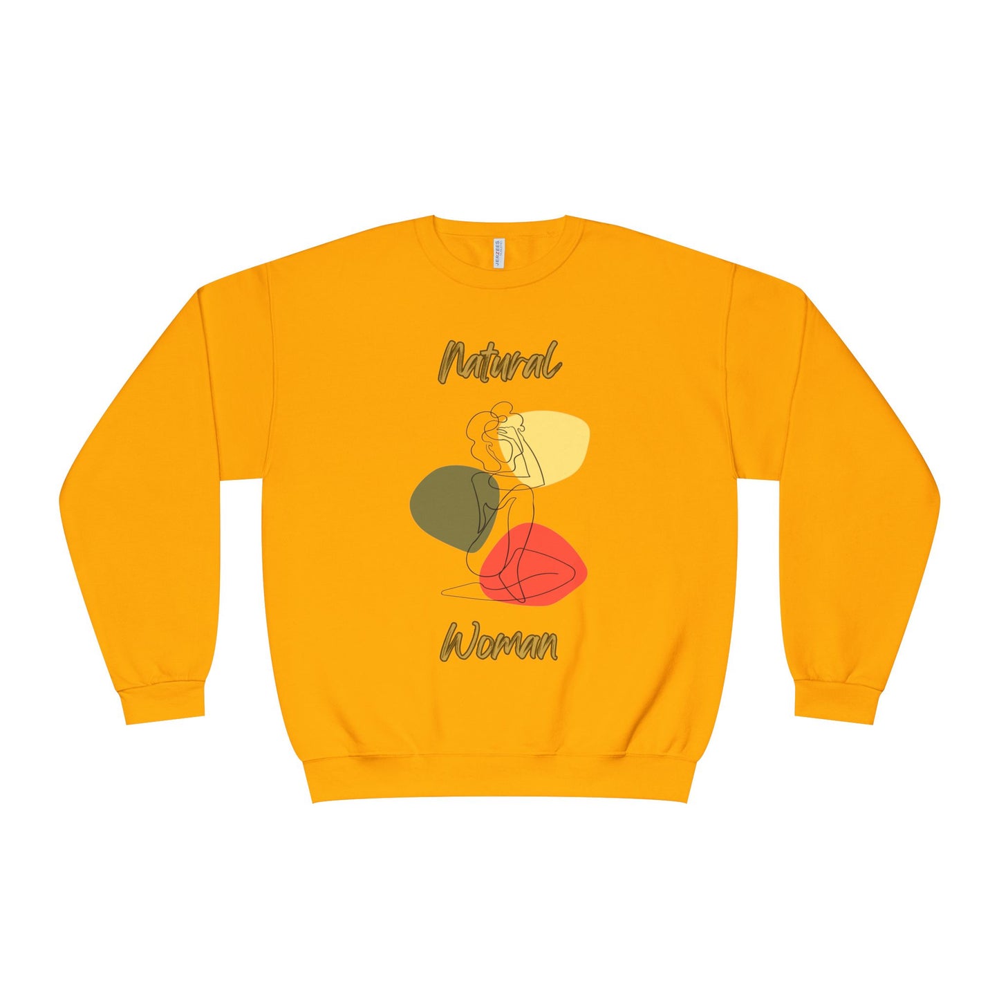 Natural Woman Colorful Pose (BL) Crewneck Sweatshirt