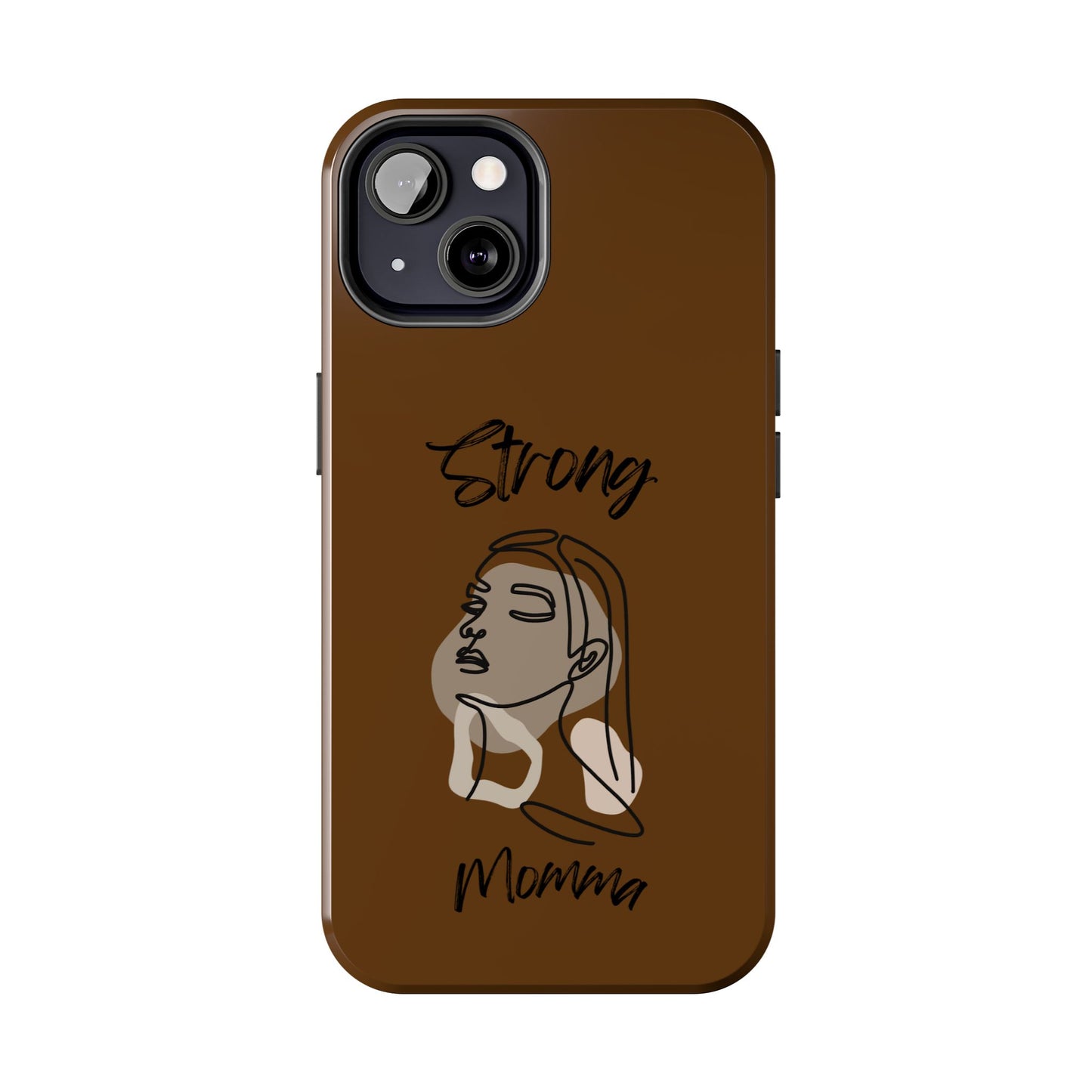 STRONG MOMMA Samsung Galaxy Tough Phone Cases (BL) Brown