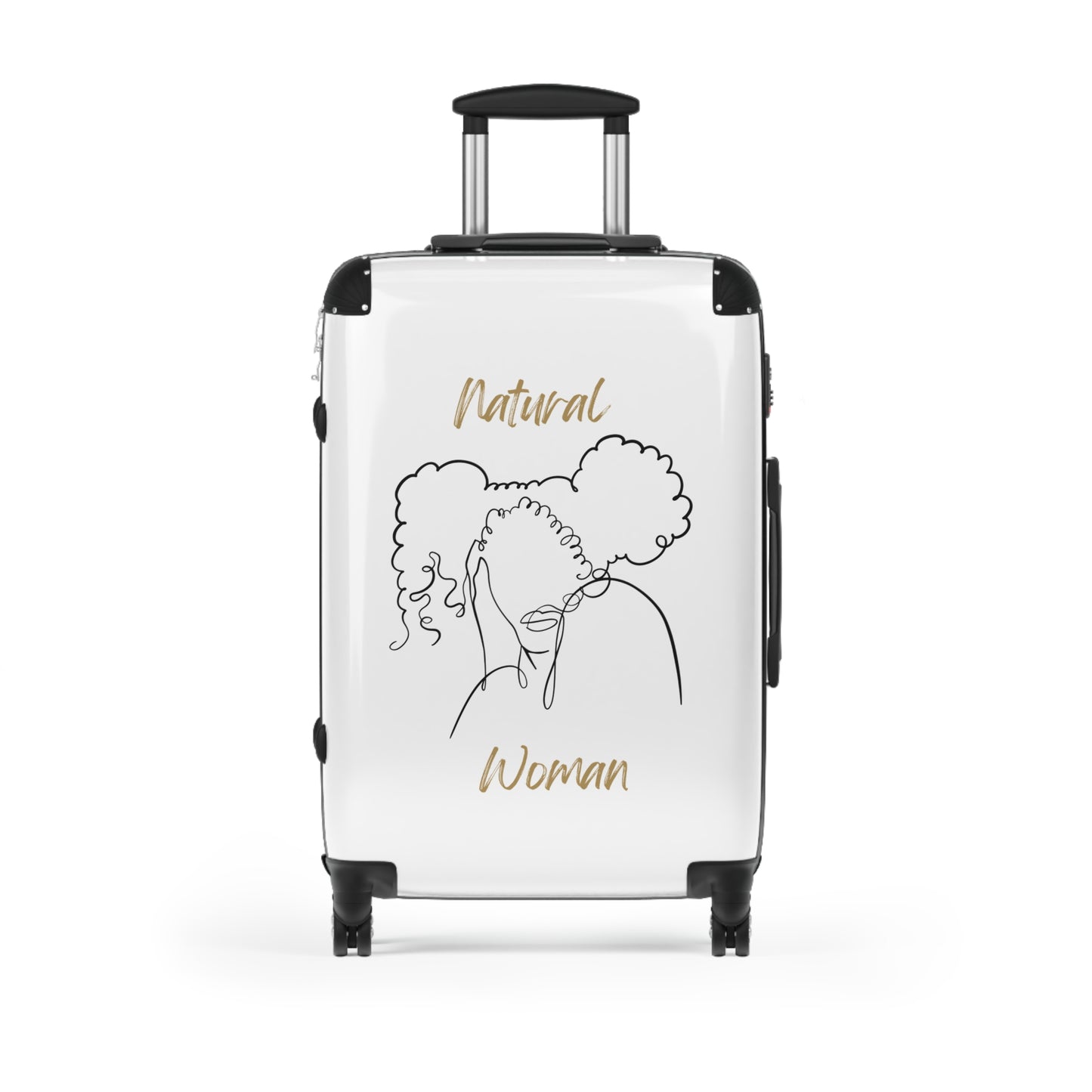Natural Woman Twin Puffs (BL) Suitcase WHITE