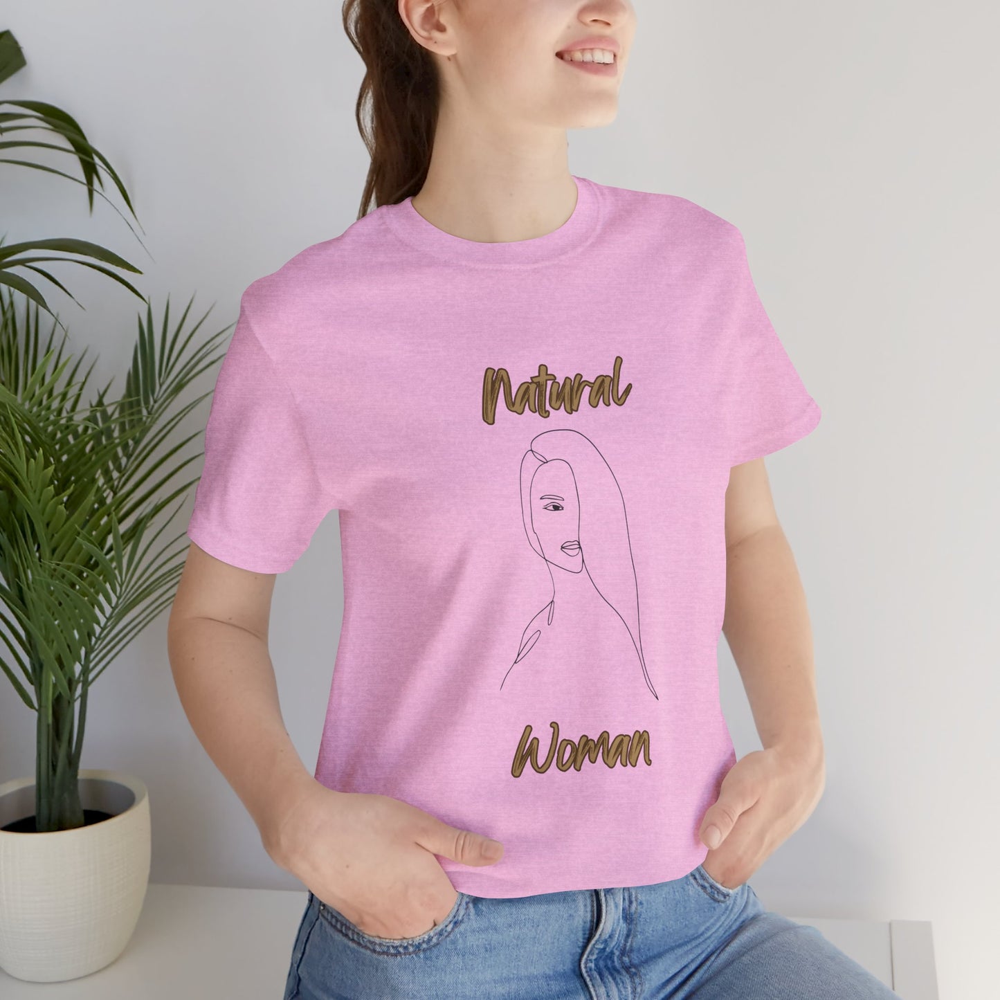 Natural Woman Covered Eye (BL) Short Sleeve T-Shirt