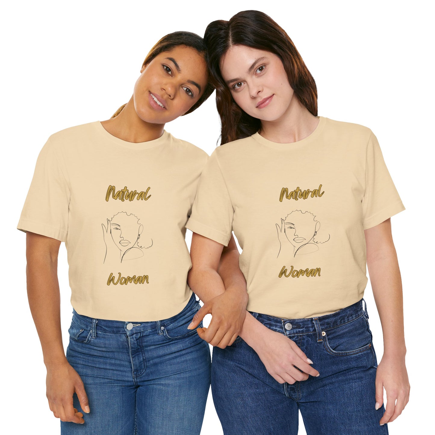 Natural Woman Let's Be Friends (BL) Short Sleeve T-Shirt