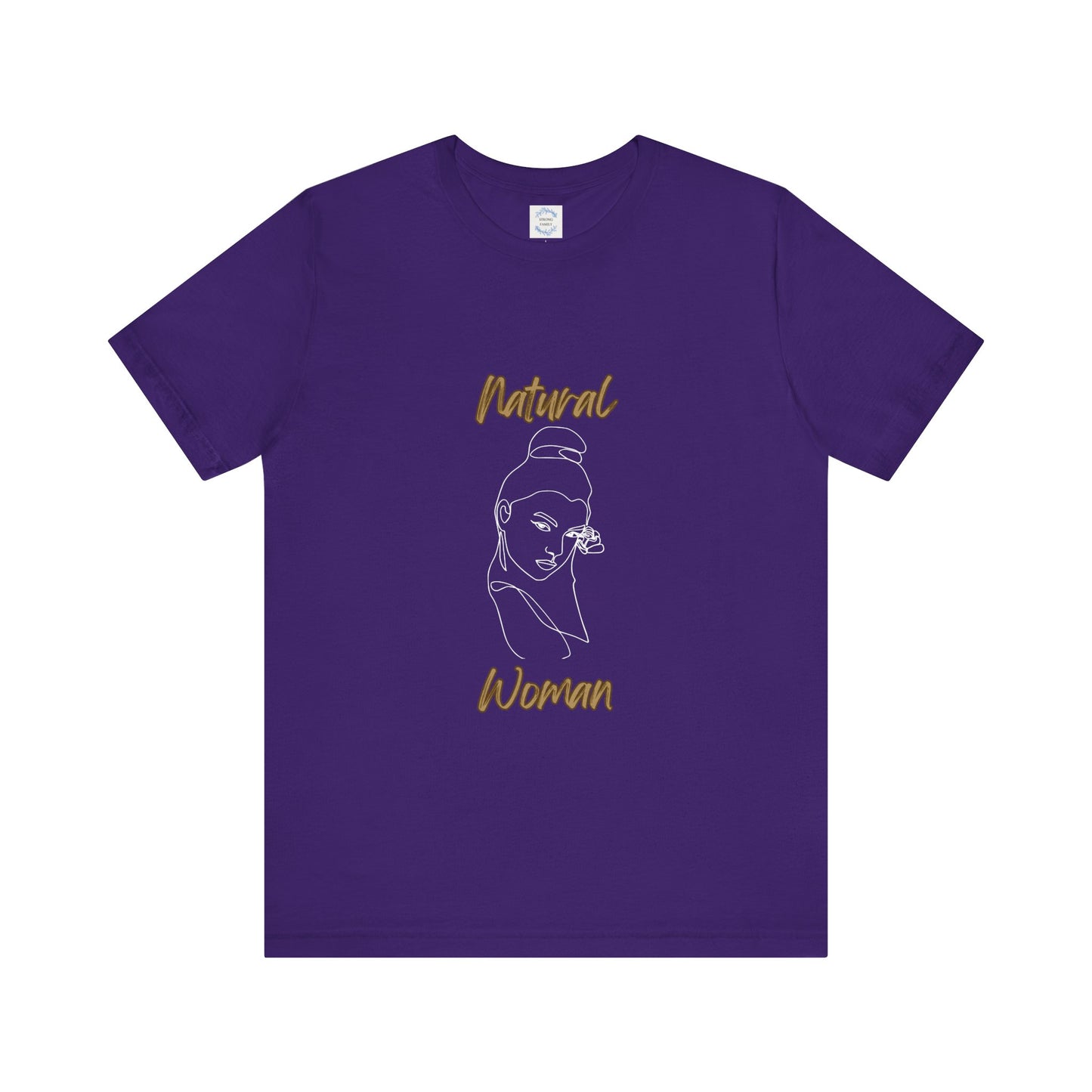 Natural Woman Sassy Bun (WL) Short Sleeve T-Shirt