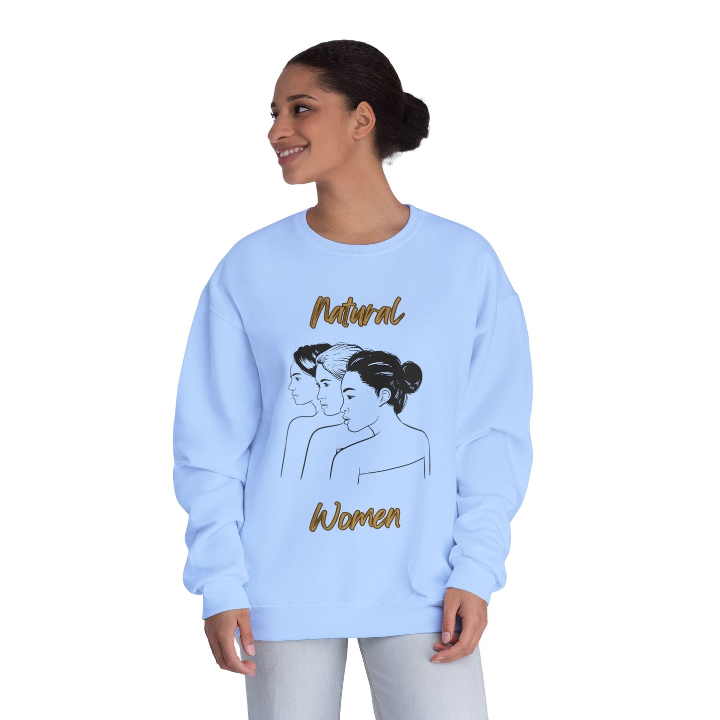 Natural Women United Friends (BL) Crewneck Sweatshirt