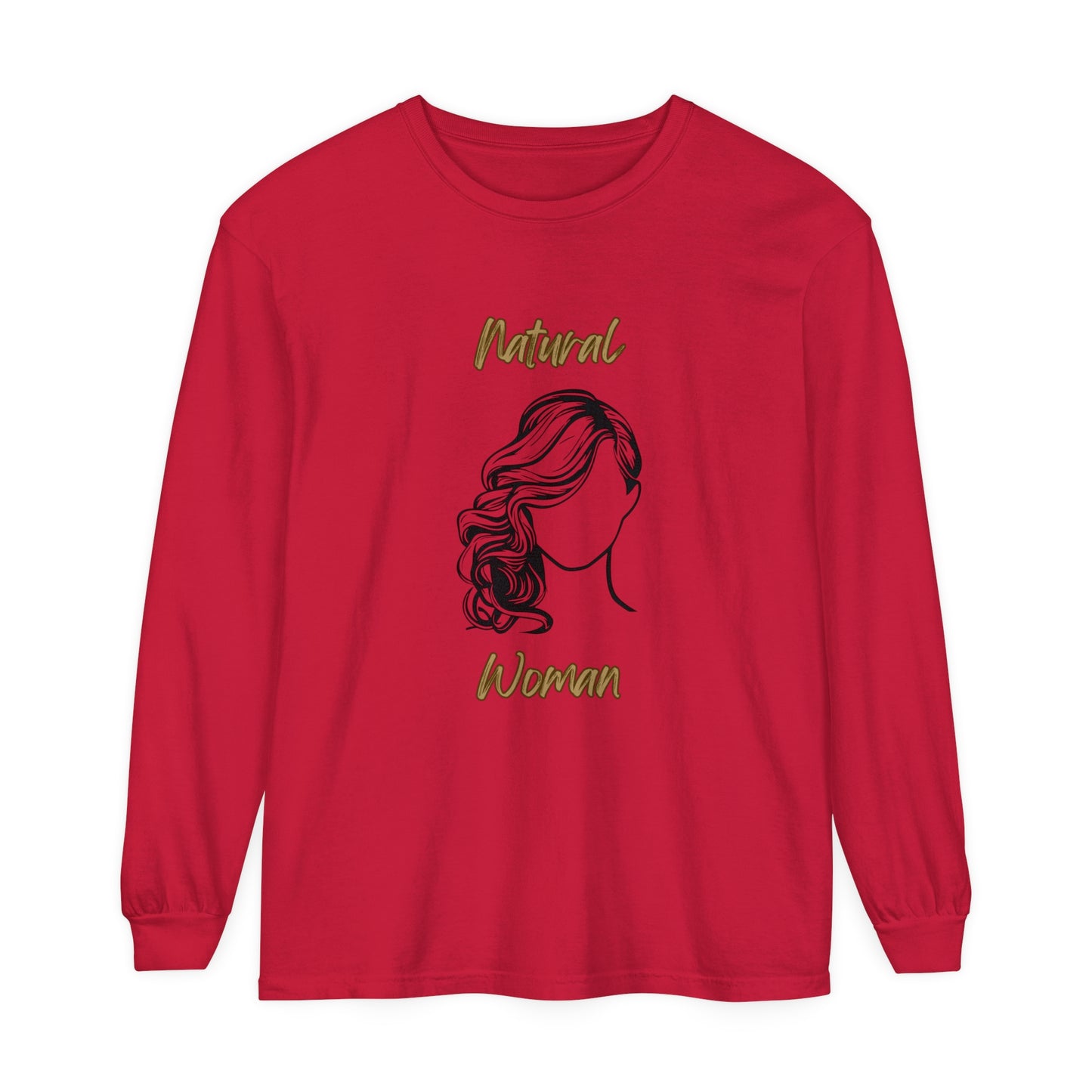 Natural Woman Long Curl (BL) Long Sleeve T-Shirt