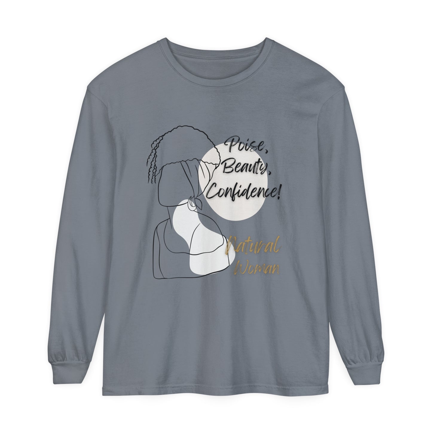 Natural Woman Puff (BL) Long Sleeve T-Shirt
