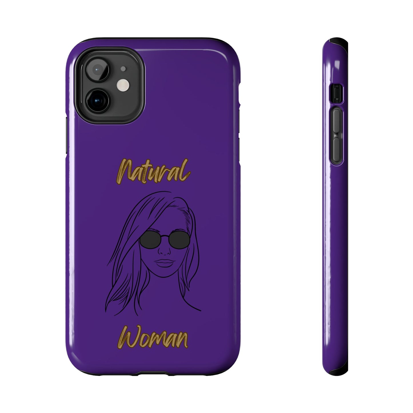 Natural Woman Shades (BL)Tough Phone Cases PURPLE