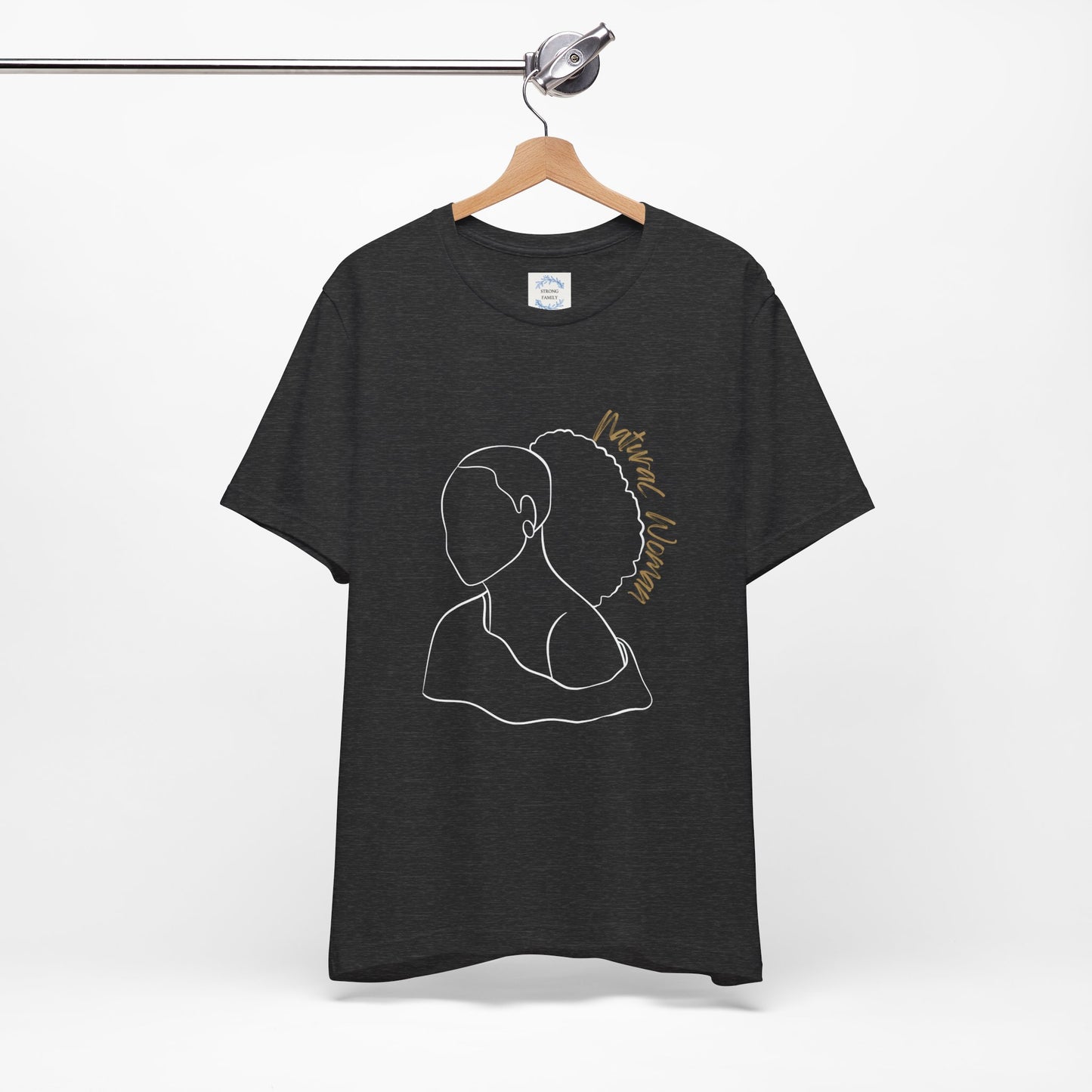 Natural Woman Behind Head Puff (WL) Short Sleeve T-Shirt