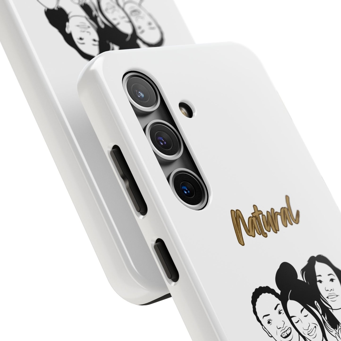 Natural Women Laughing Friends (BL)Tough Phone Cases WHITE