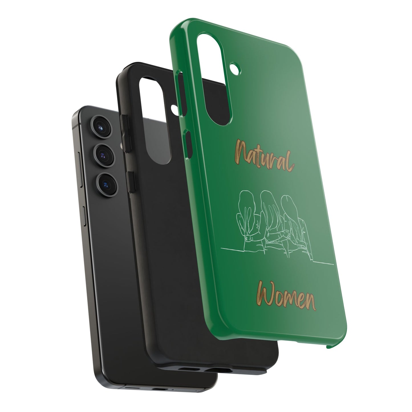 Natural Woman Loving Friends (WL) Tough Phone Cases DARK GREEN
