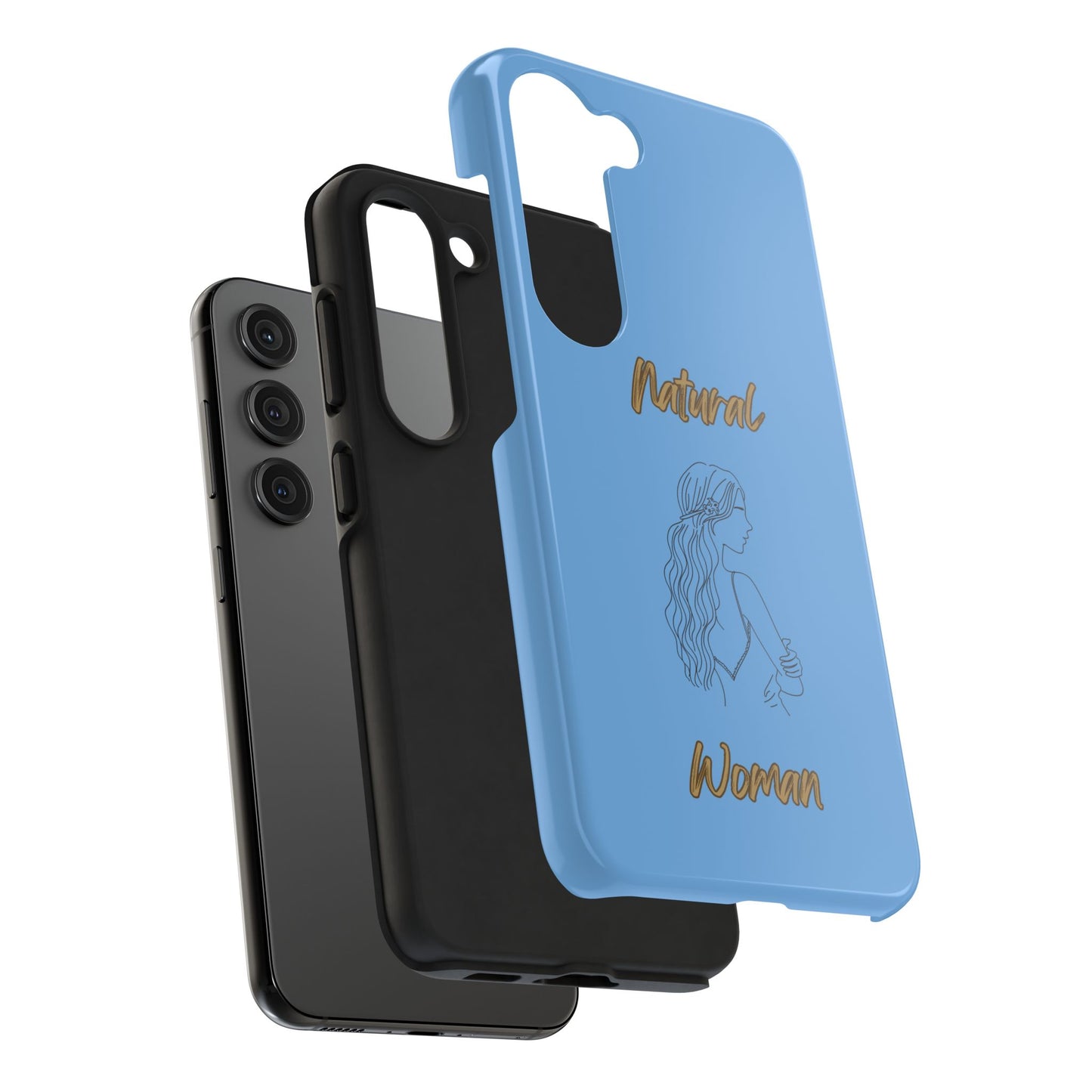 Natural Woman Young Woman (BL)Tough Phone Cases LIGHT BLUE