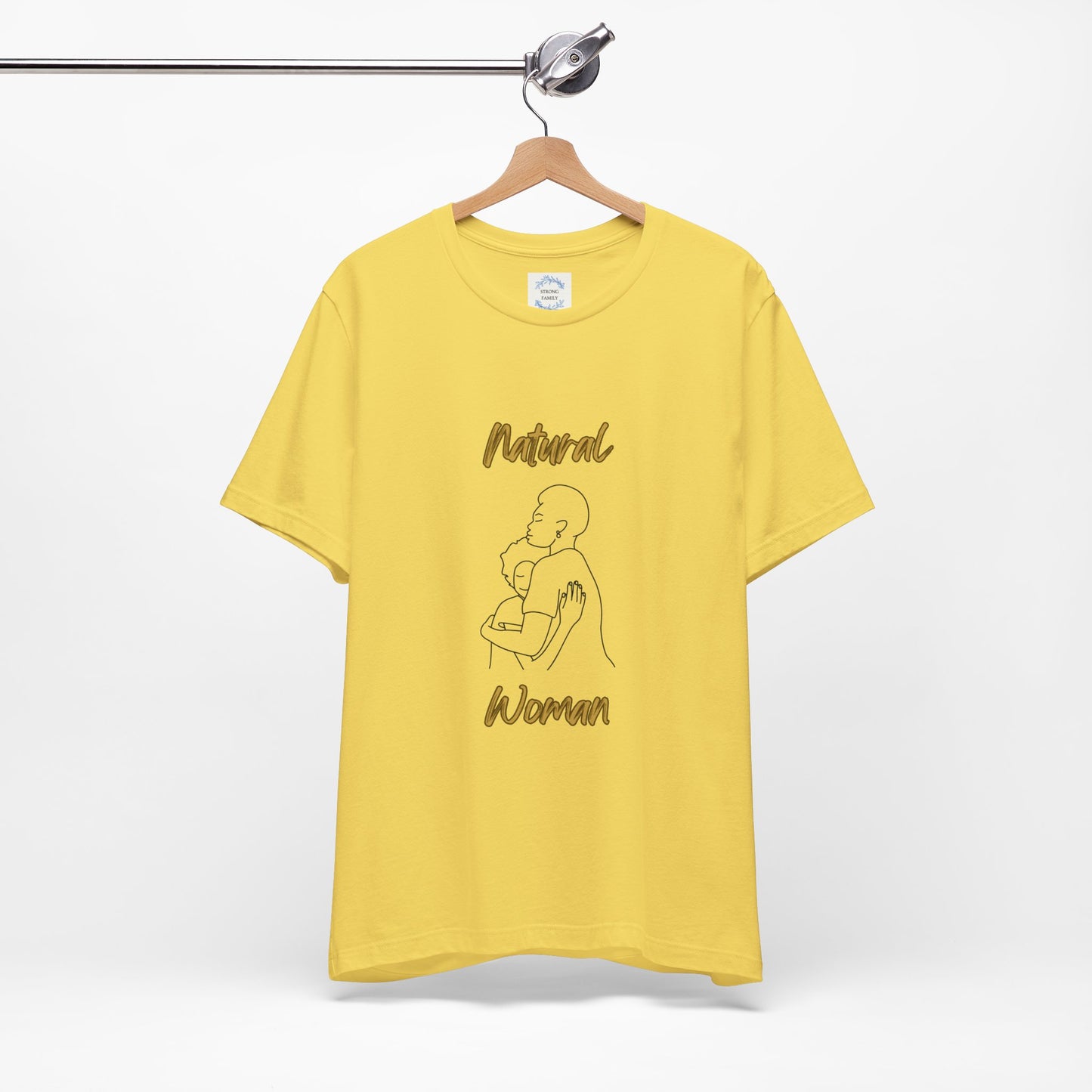 Natural Woman Safe With Momma (BL) Short Sleeve T-Shirt