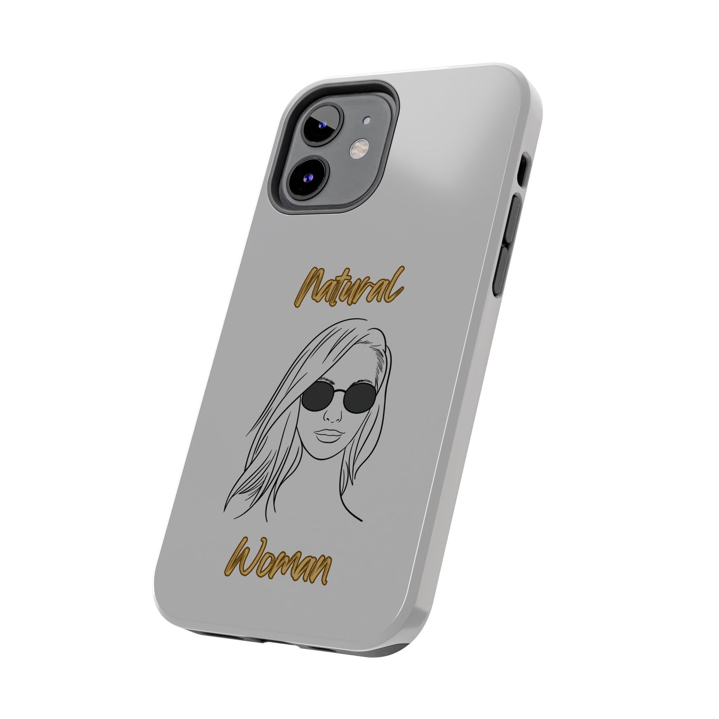 Natural Woman Shades (BL)Tough Phone Cases LIGHT GREY