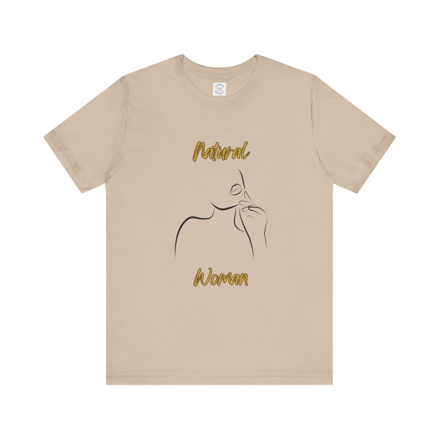 Natural Woman Chin Up (BL) Short Sleeve T-Shirt