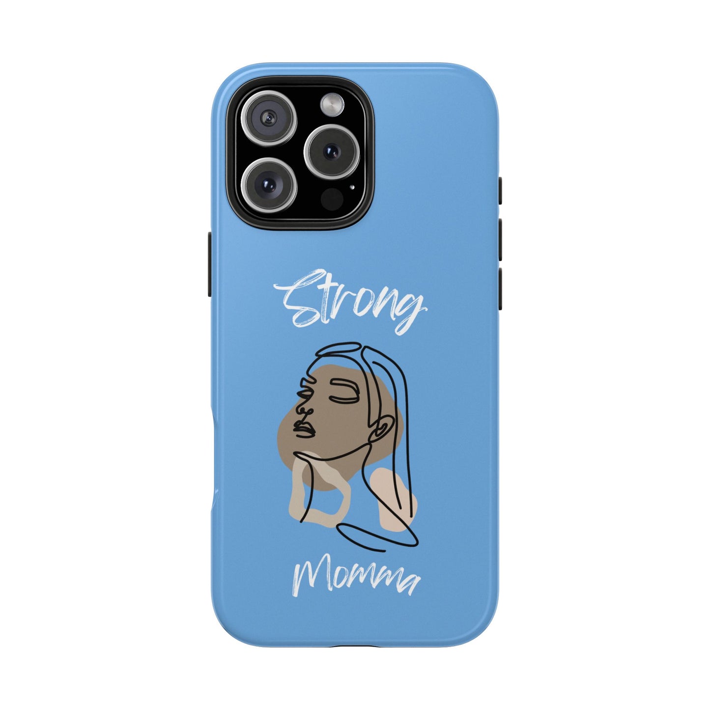 Strong Momma (WL) Tough Phone Cases LIGHT BLUE