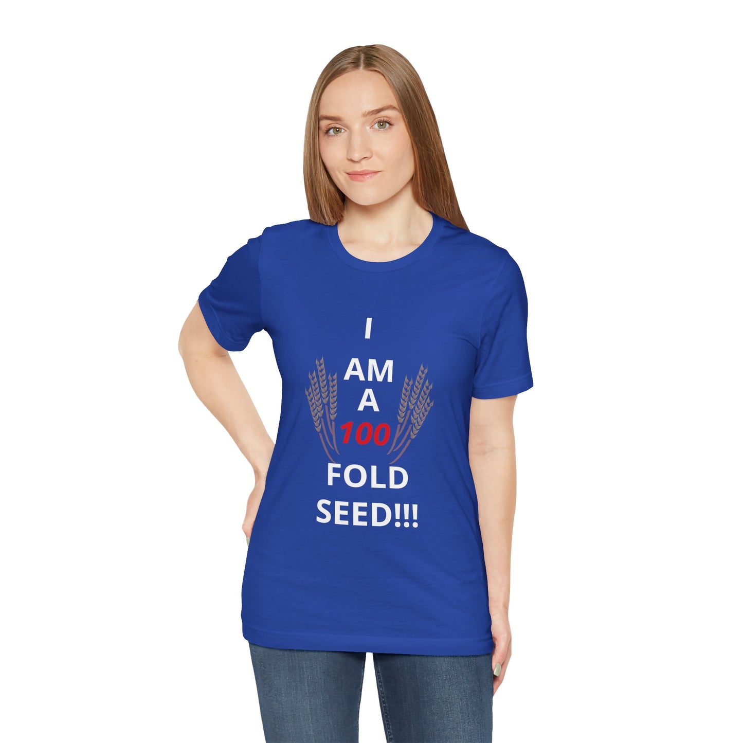 100 Fold Seed (WL)Unisex Jersey Short Sleeve T-Shirt