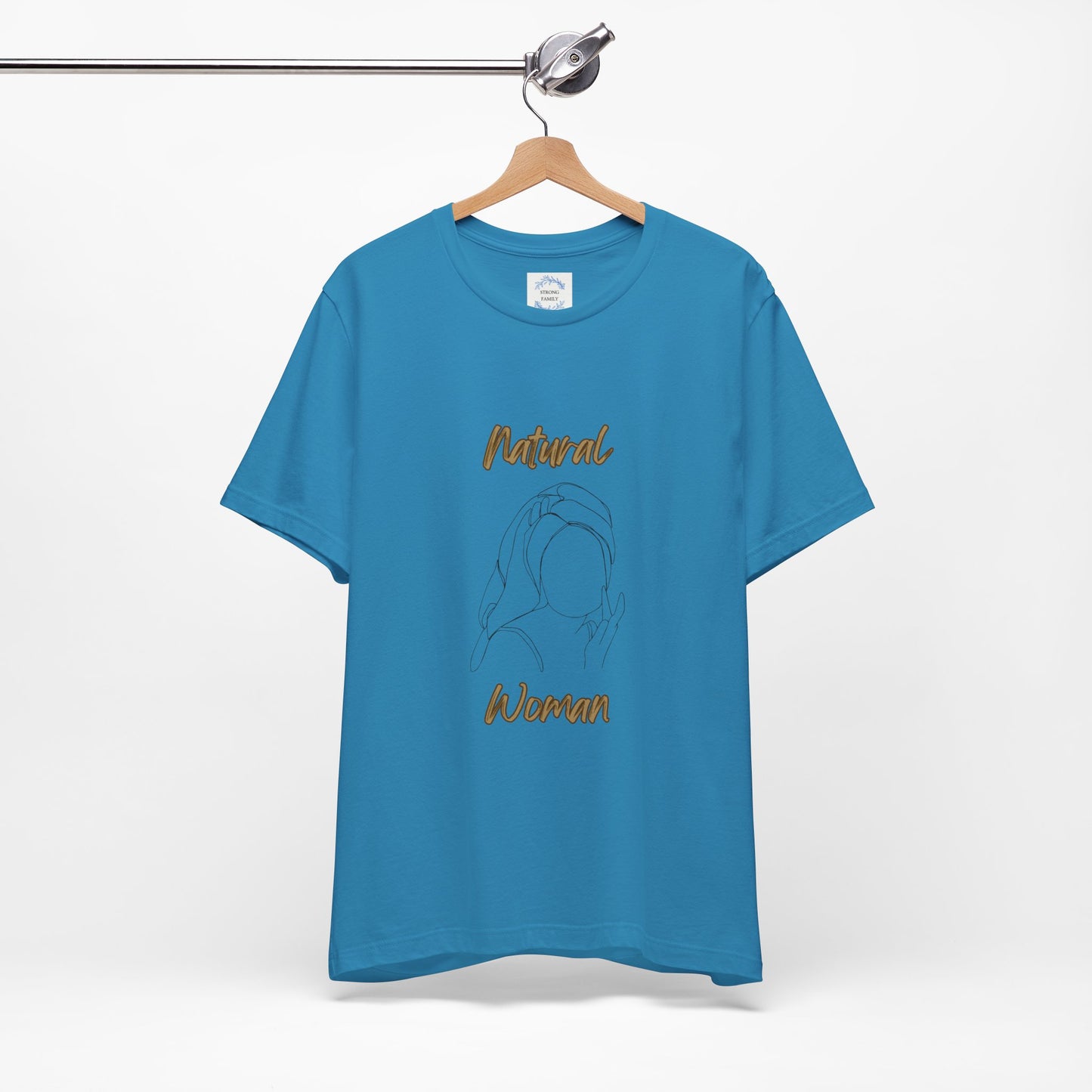 Natural Woman Towel Wrapped (BL) Short Sleeve T-Shirt