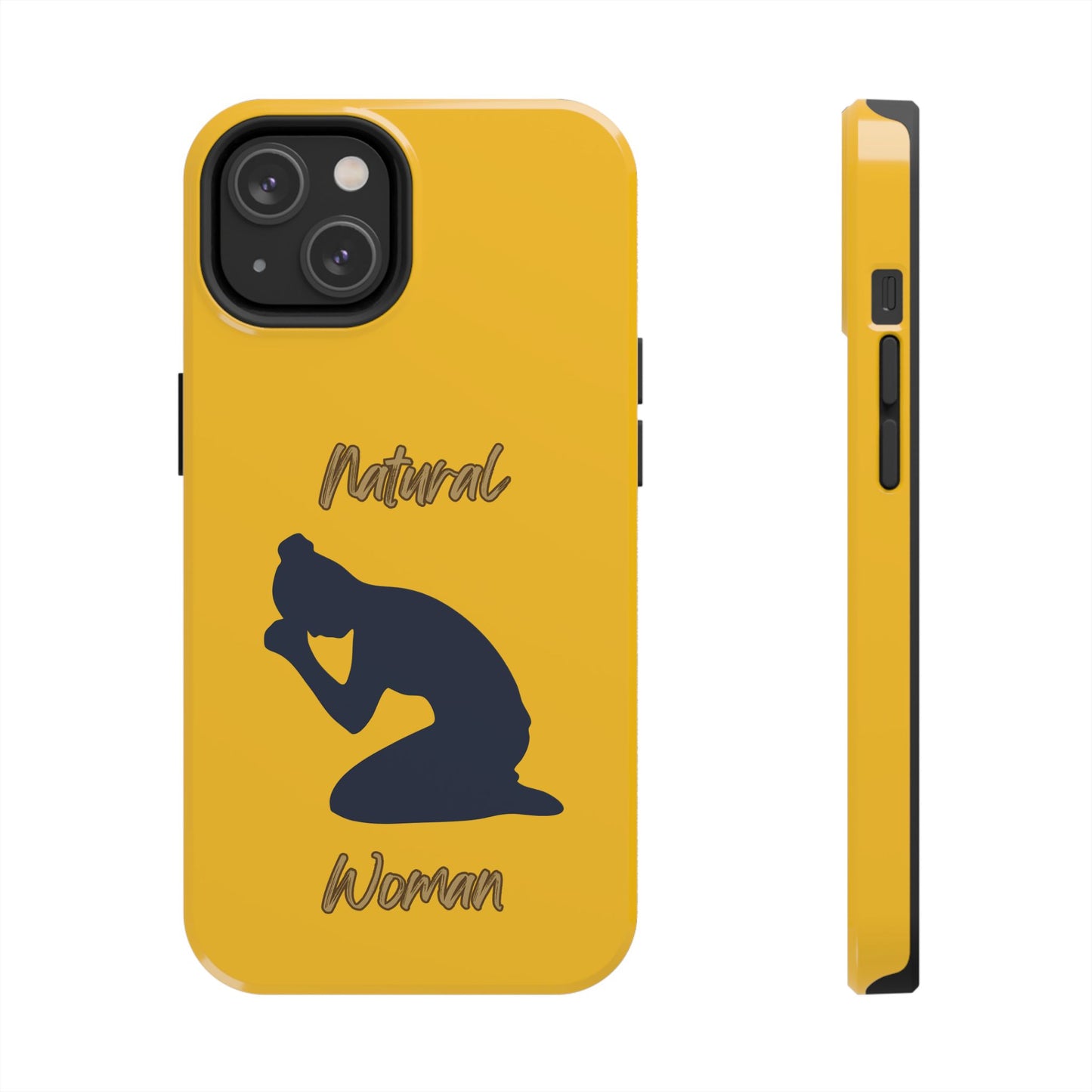 Natural Woman Pray (BL) Tough Phone Cases YELLOW