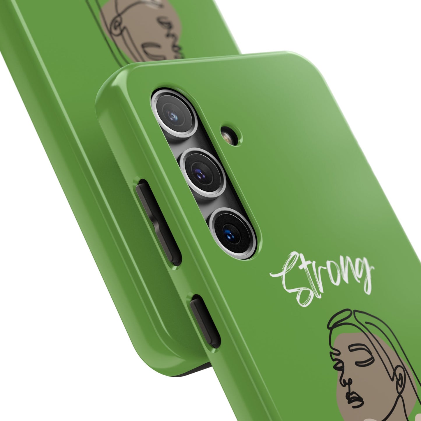 Strong Momma (WL) Tough Phone Cases GREEN