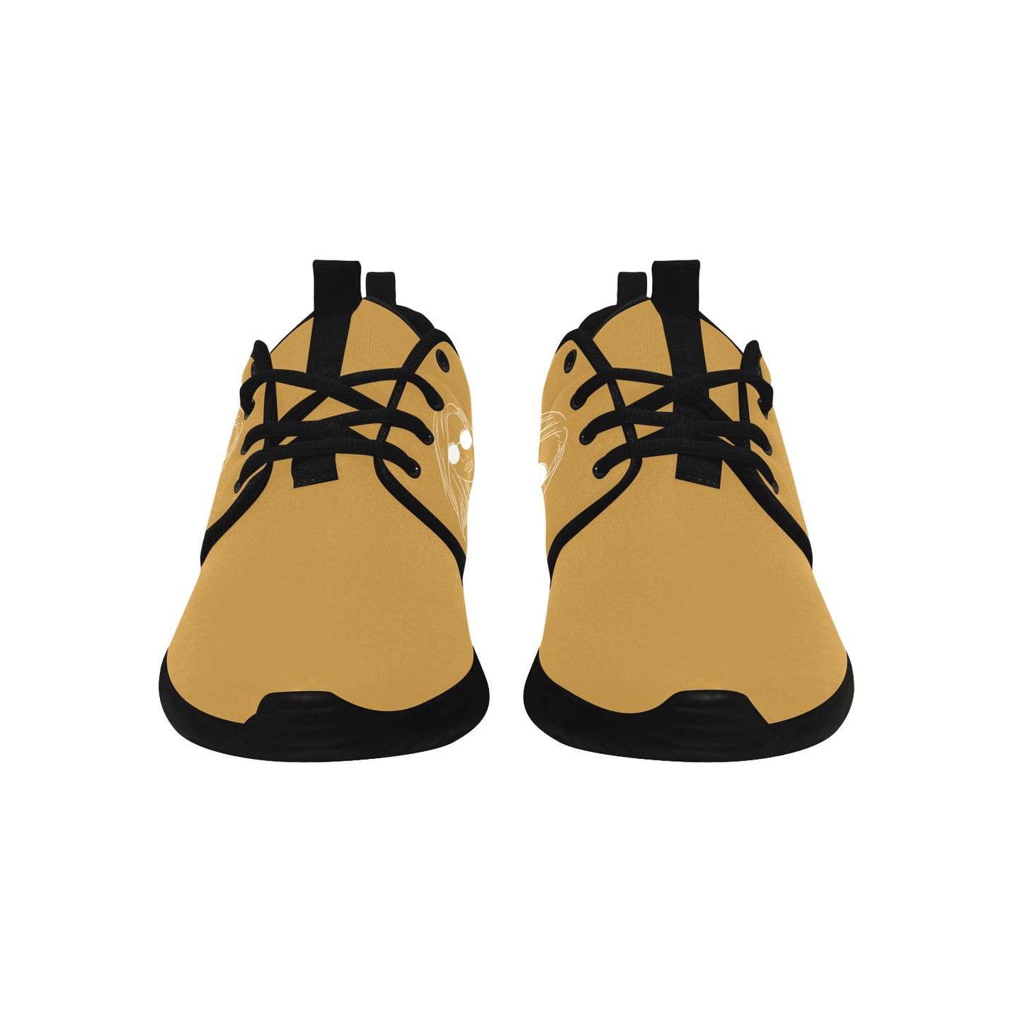 Natural Woman SHADES (WL) MODERATE ORANGE w/ Black Sole Sneakers