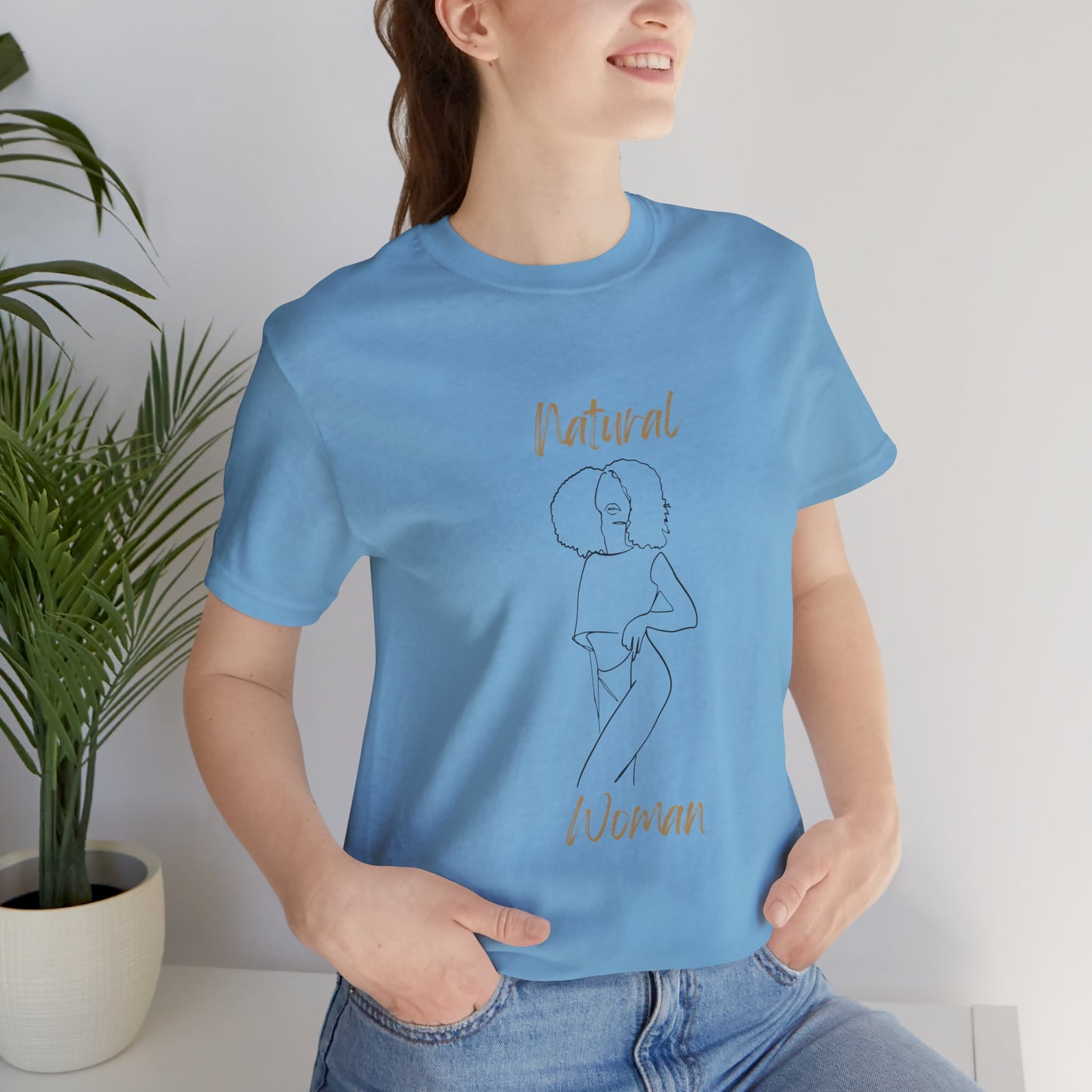 Natural Woman Pose (BL) Short Sleeve T-Shirt
