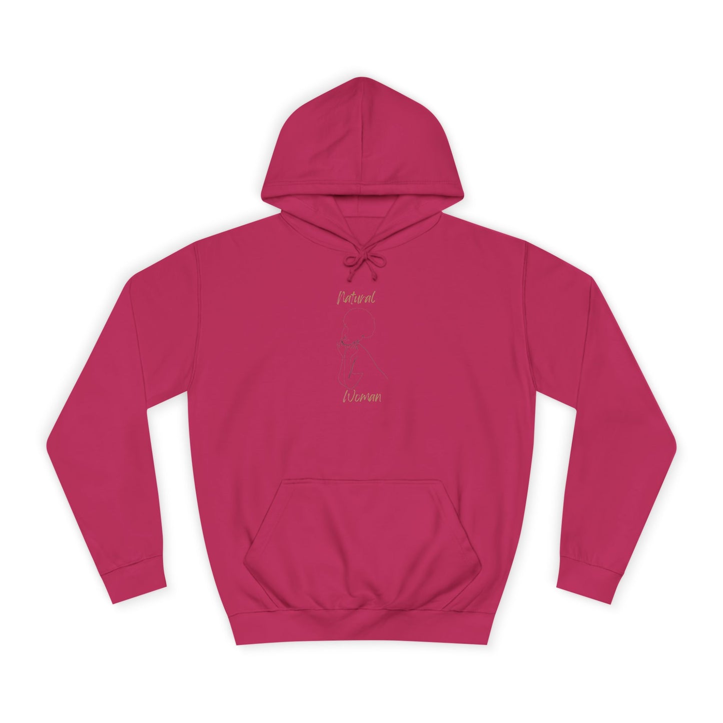 Natural Woman Cute Afro (BL) Hoodie