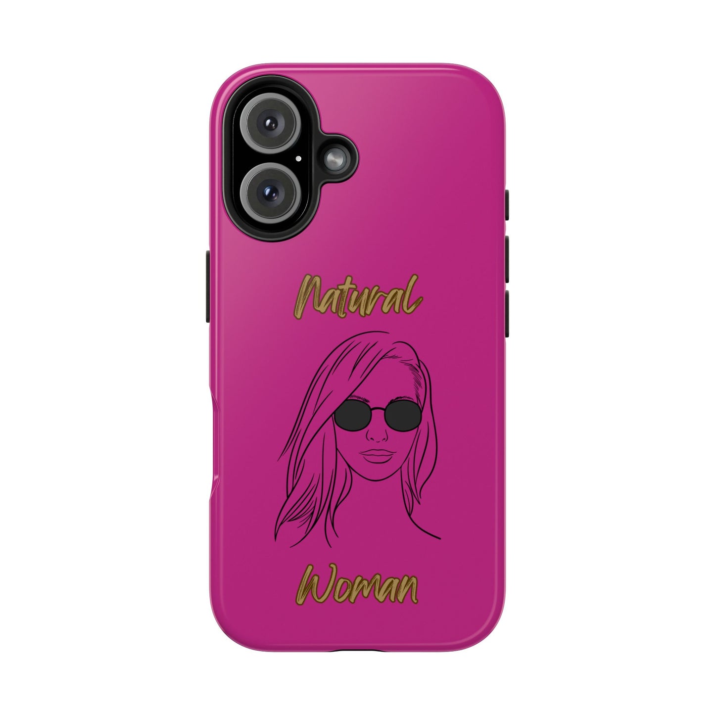 Natural Woman Shades (BL)Tough Phone Cases PINK