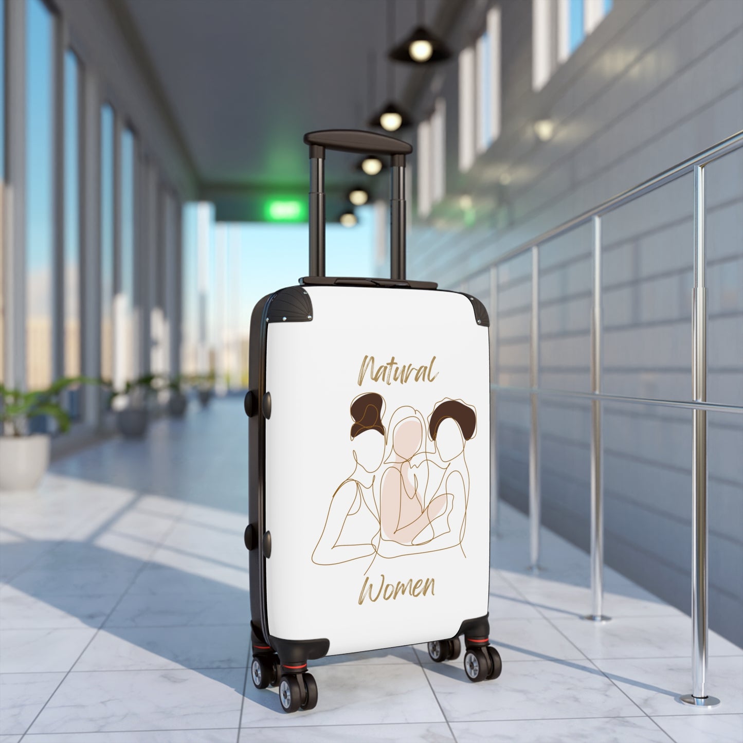 Natural Women Friends (BL) Suitcase WHITE