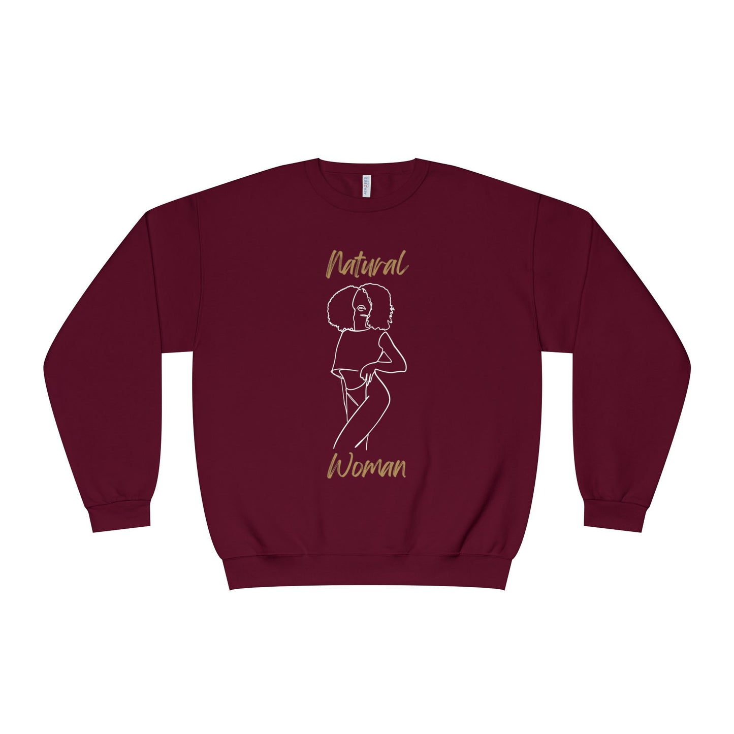 Natural Woman Pose (WL) Crewneck Sweatshirt