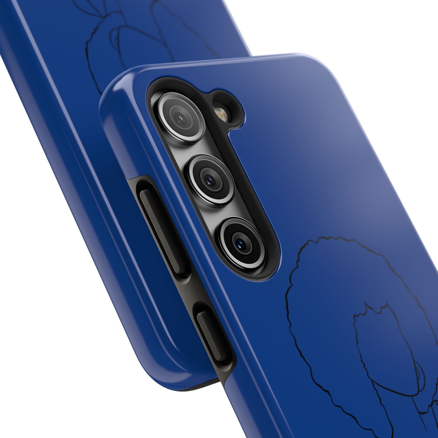 Natural Woman Afro (BL)Tough Phone Cases DARK BLUE