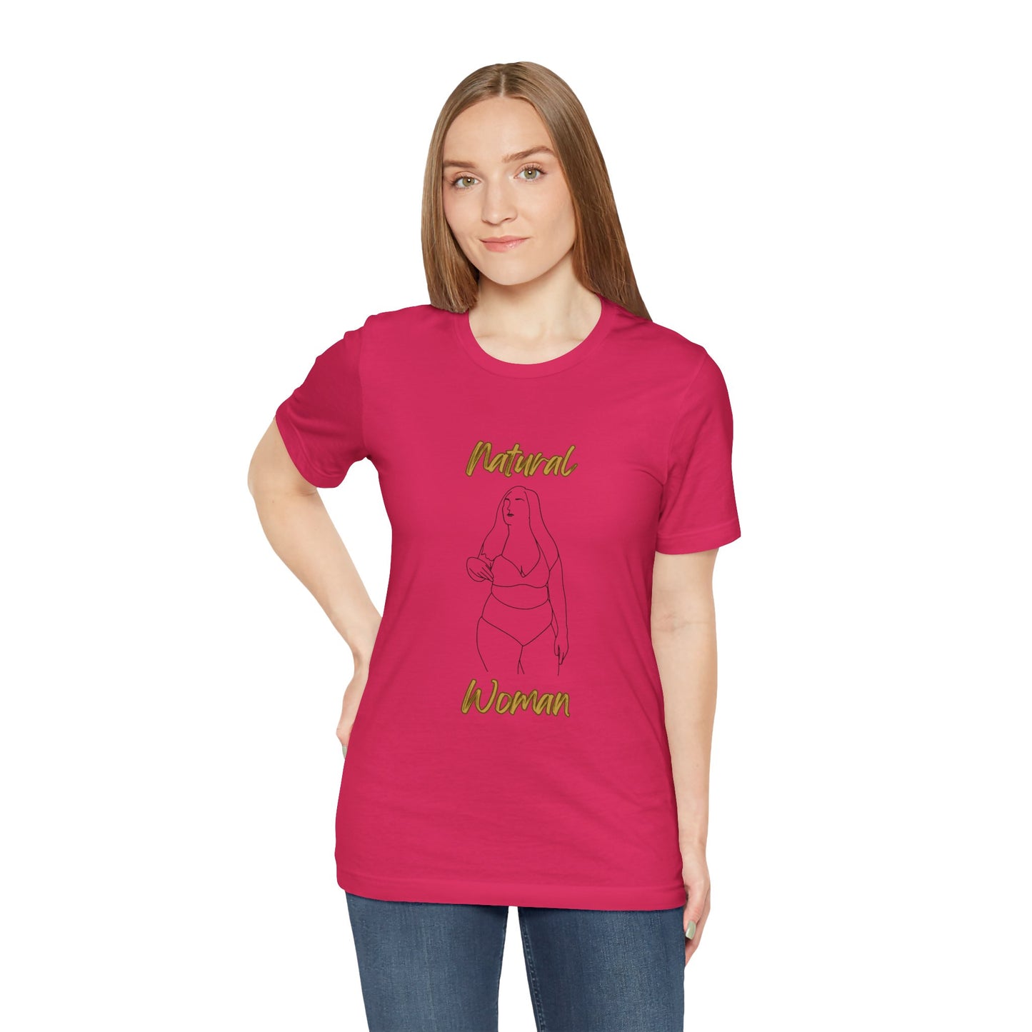 Natural Woman Full Beauty (BL) Short Sleeve T-Shirt