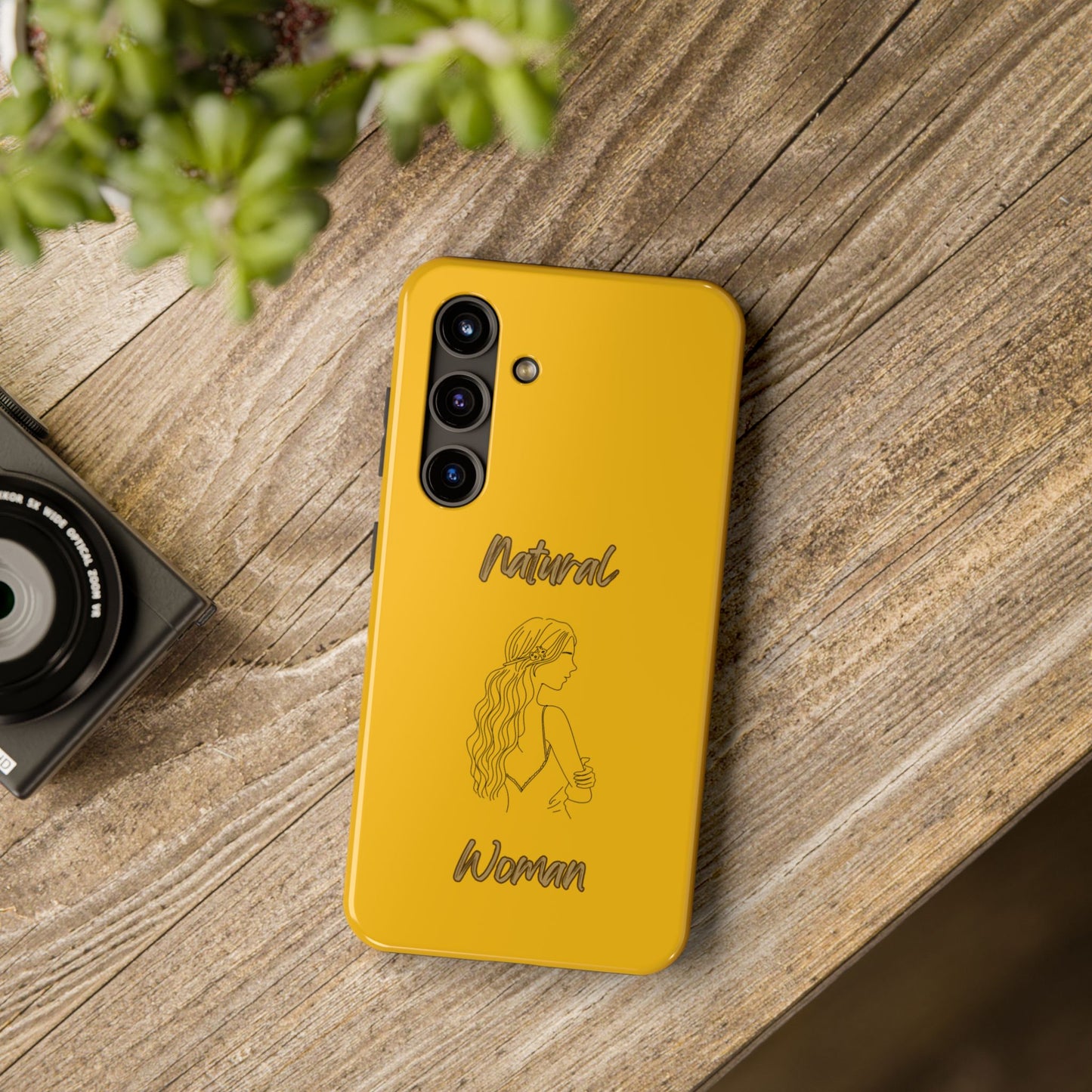 Natural Woman Young Woman (BL)Tough Phone Cases YELLOW