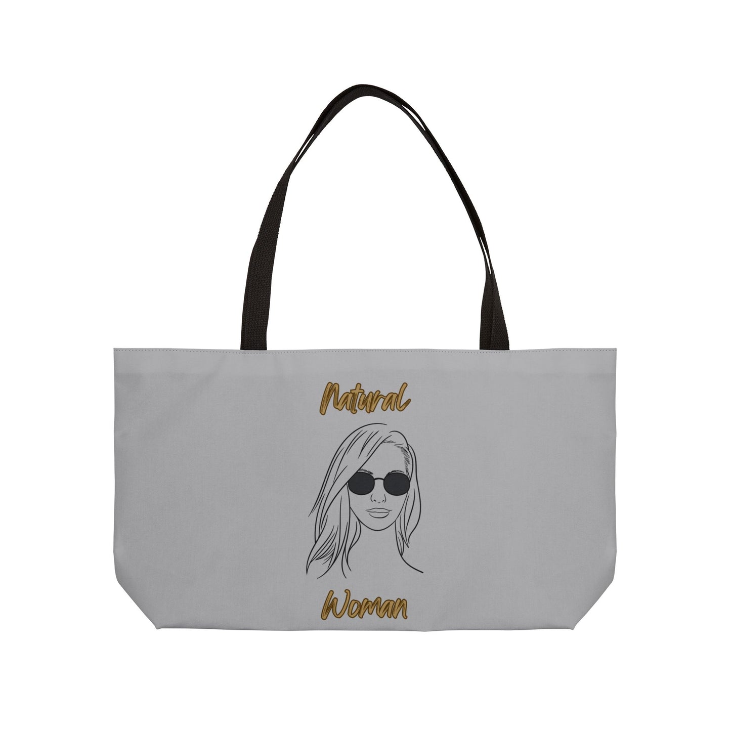 Natural Woman Shades (BL) Weekender Tote Bag LIGHT GREY
