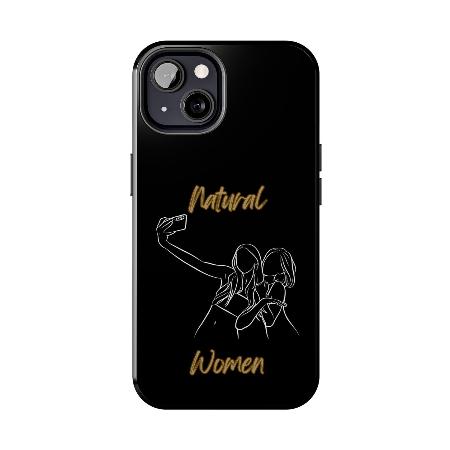 Natural Woman Friends Selfie (WL)Tough Phone Cases BLACK