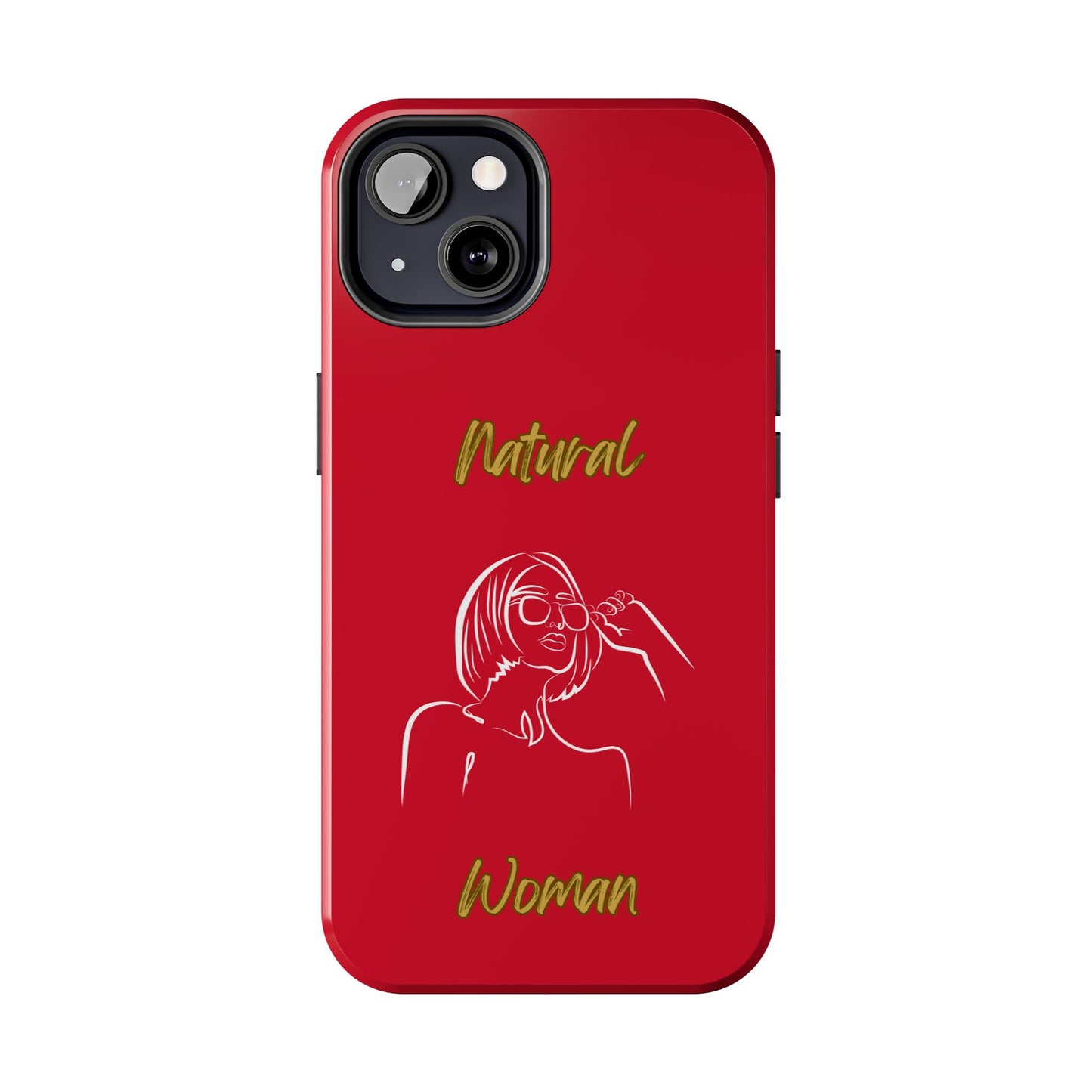 Natural Woman Bright Future (WL)Tough Phone Cases DARK RED