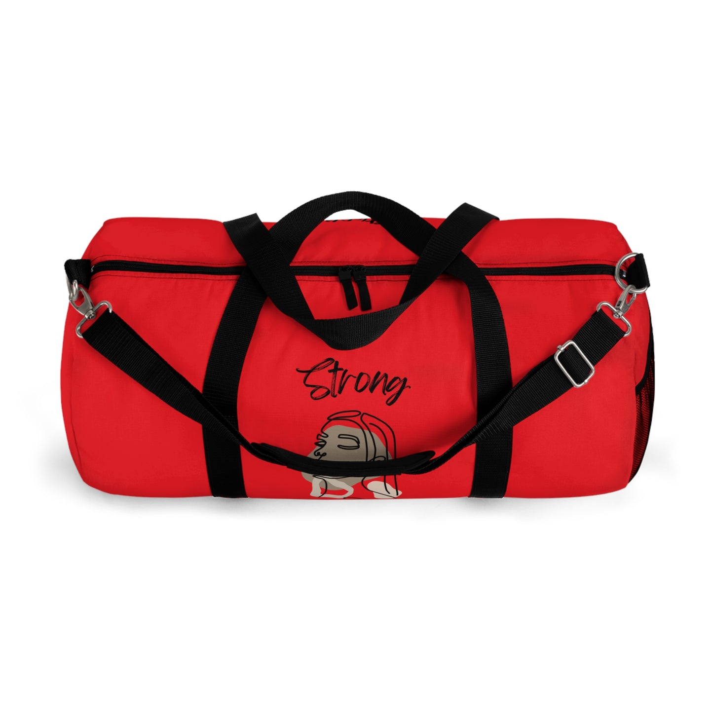 Strong Momma (BL) Duffel Bag RED
