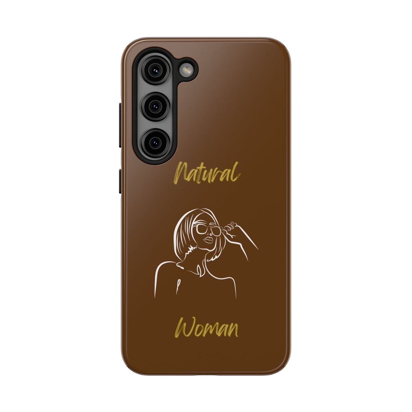 Natural Woman Bright Future (WL)Tough Phone Cases BROWN