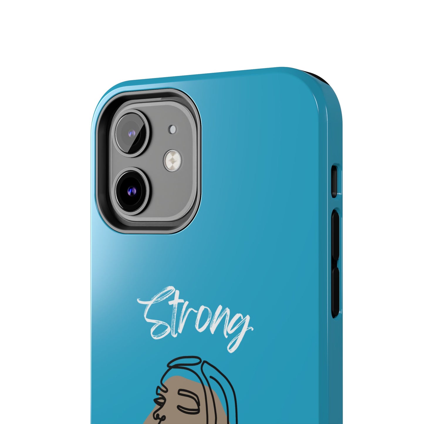 Strong Momma (WL) Tough Phone Cases TURQUOISE