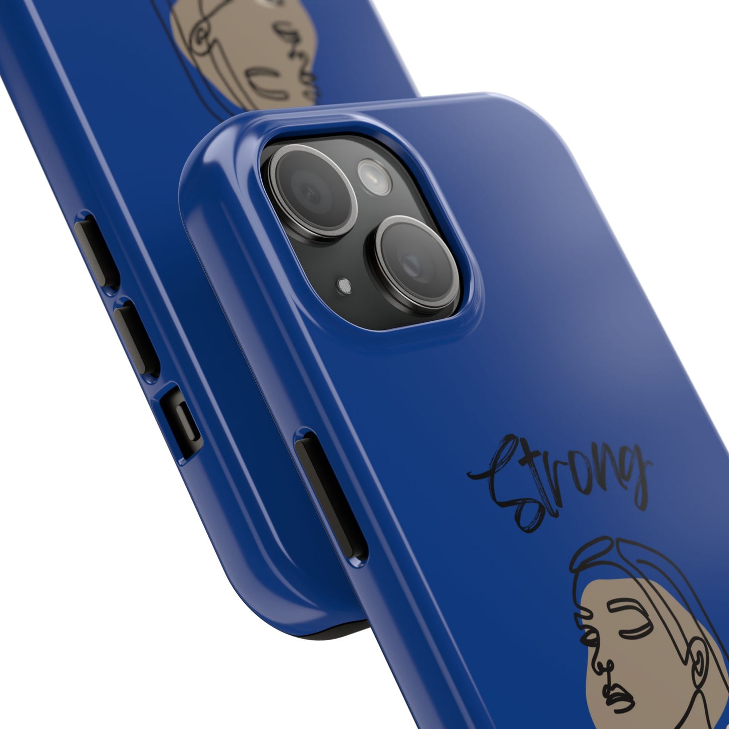 STRONG MOMMA Samsung Galaxy Tough Phone Cases (BL) Dark Blue