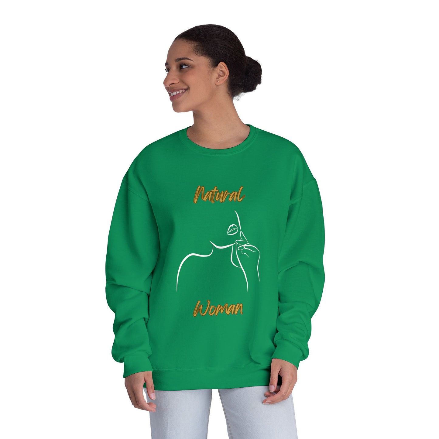 Natural Woman Chin Up (WL) Crewneck Sweatshirt