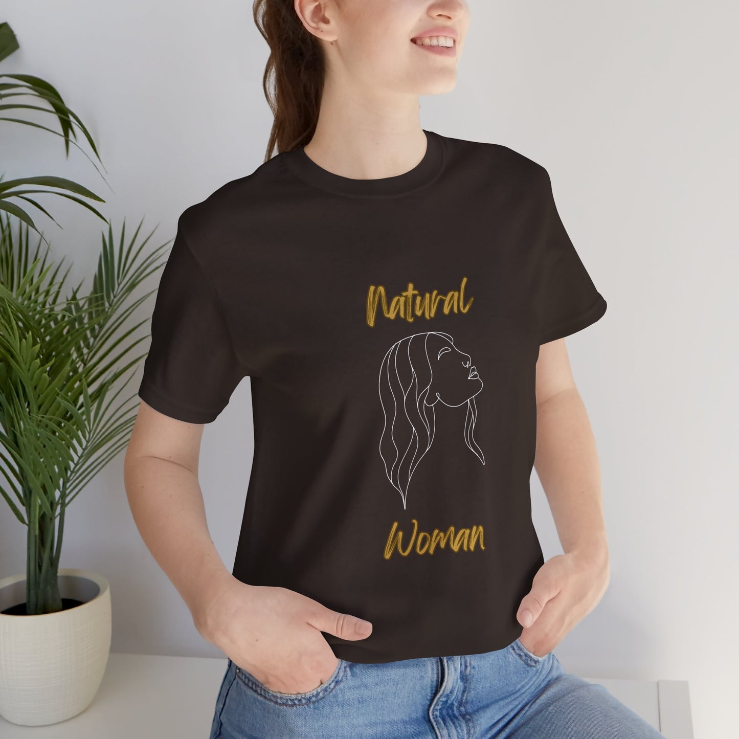 Natural Woman Breeze on Face (WL) Short Sleeve T-Shirt