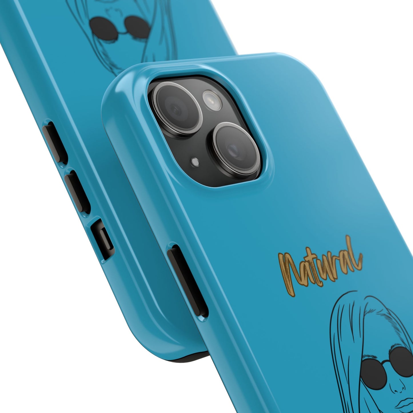 Natural Woman Shades (BL)Tough Phone Cases TURQUOISE