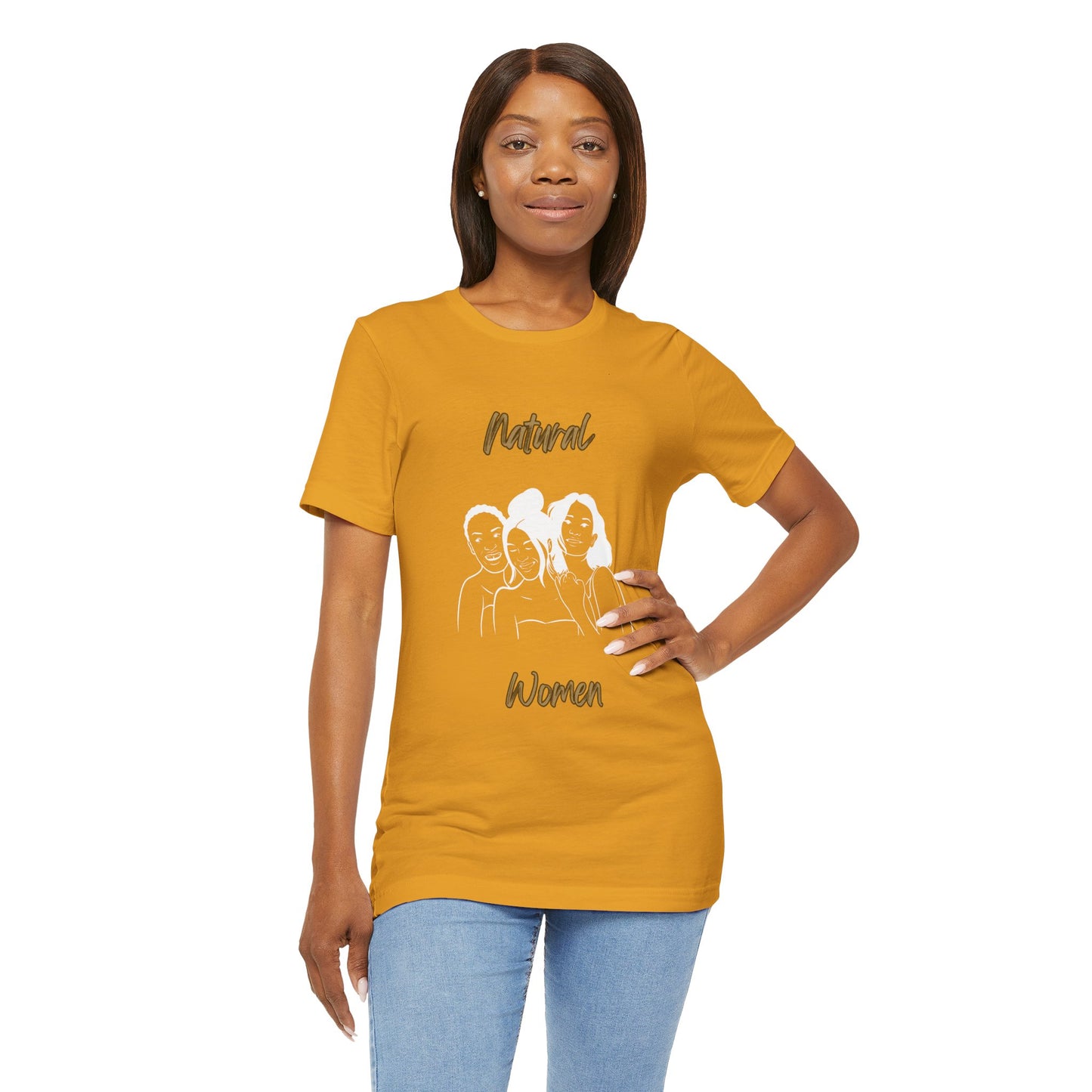 Natural Woman Laughing Friends (WL) Short Sleeve T-Shirt