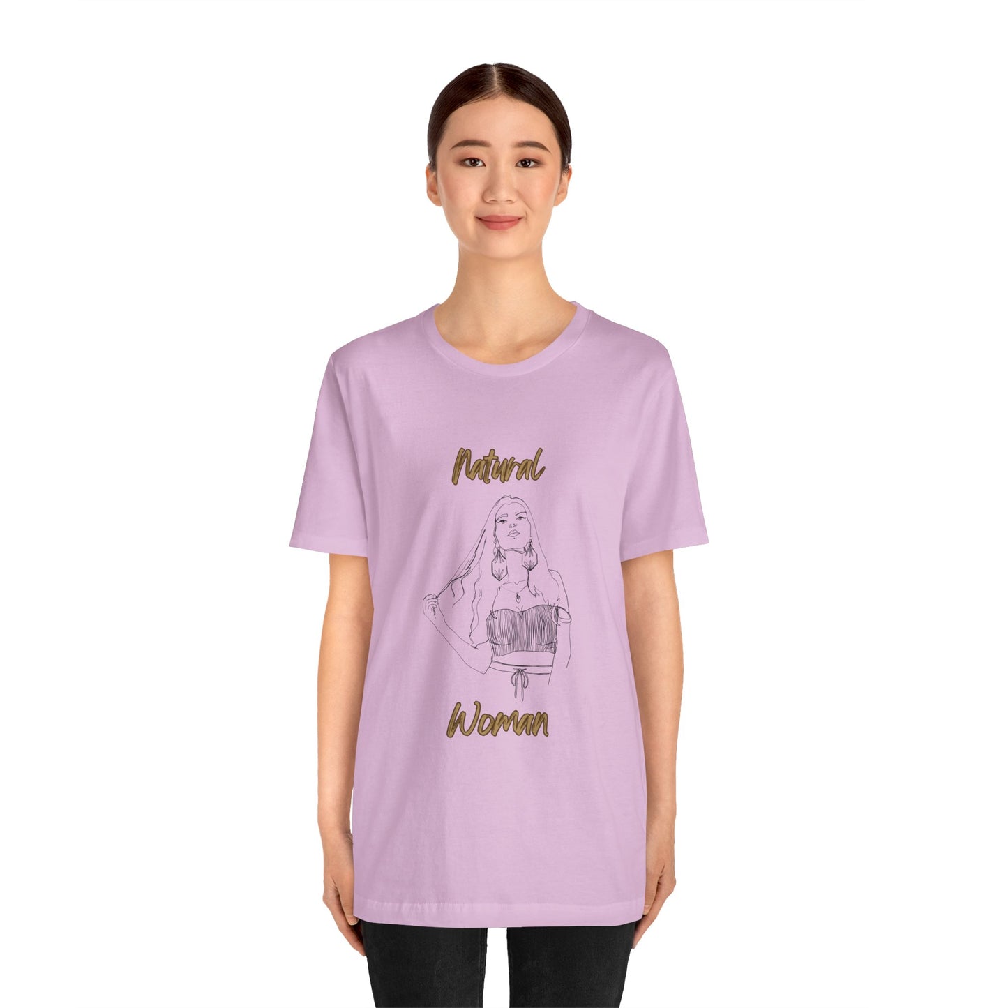 Natural Woman Thinking (BL) Short Sleeve T-Shirt