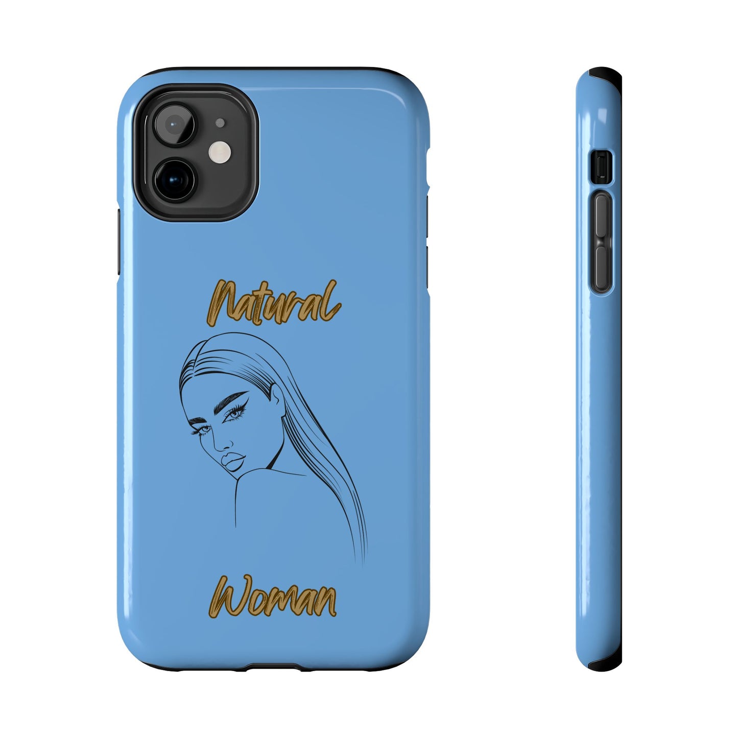 Natural Woman The Stare (BL)Tough Phone Cases LIGHT BLUE