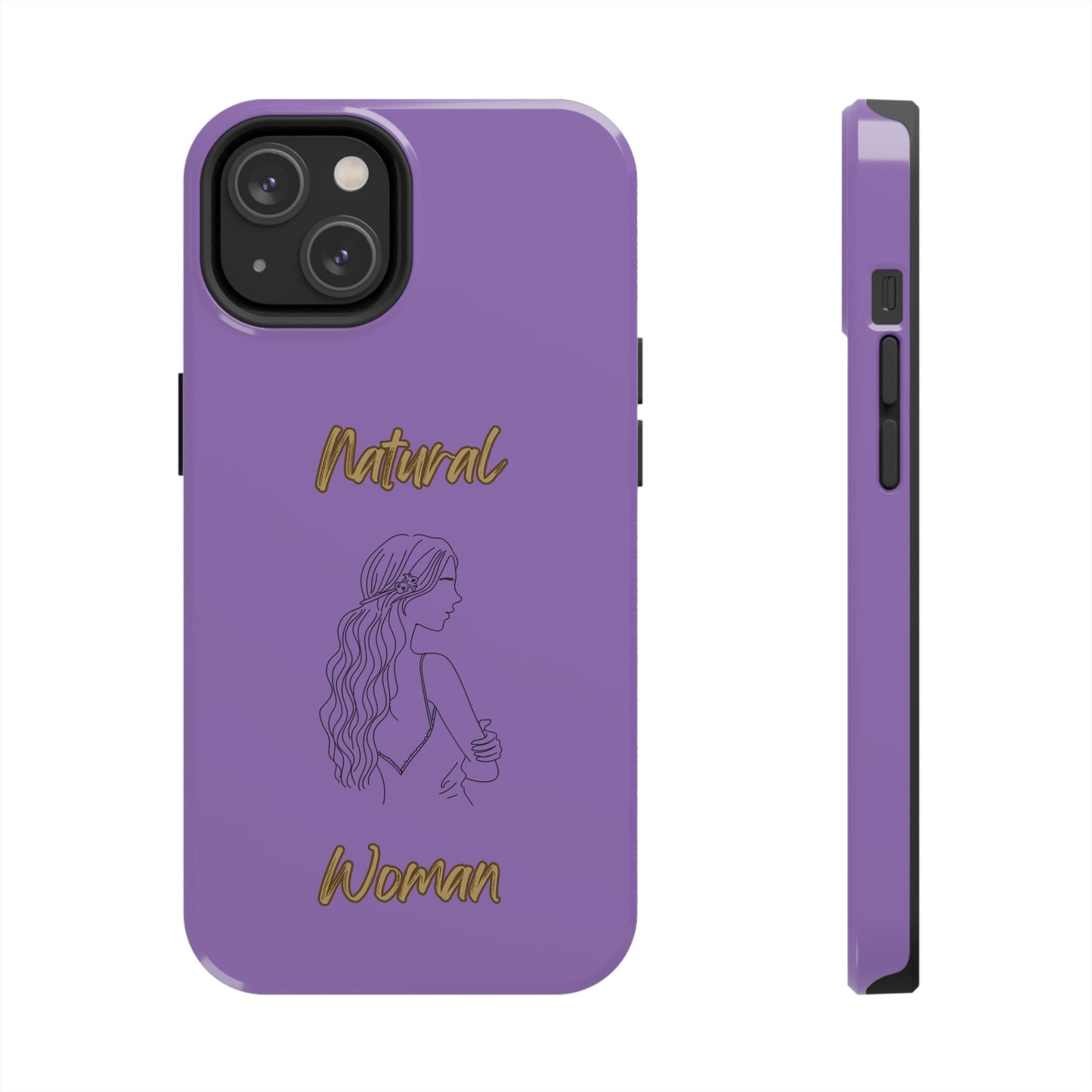 Natural Woman Young Woman (BL)Tough Phone Cases LIGHT PURPLE